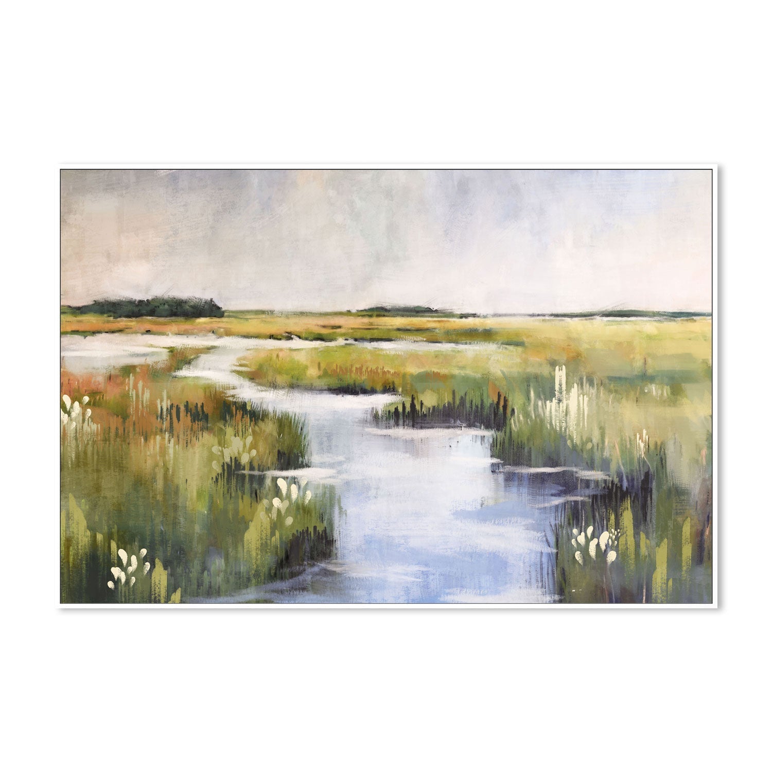 wall-art-print-canvas-poster-framed-Marshlands, Style B , By Nina Blue-5