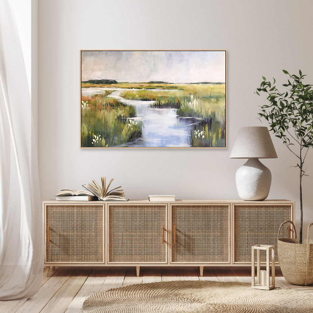 wall-art-print-canvas-poster-framed-Marshlands, Style B , By Nina Blue-7