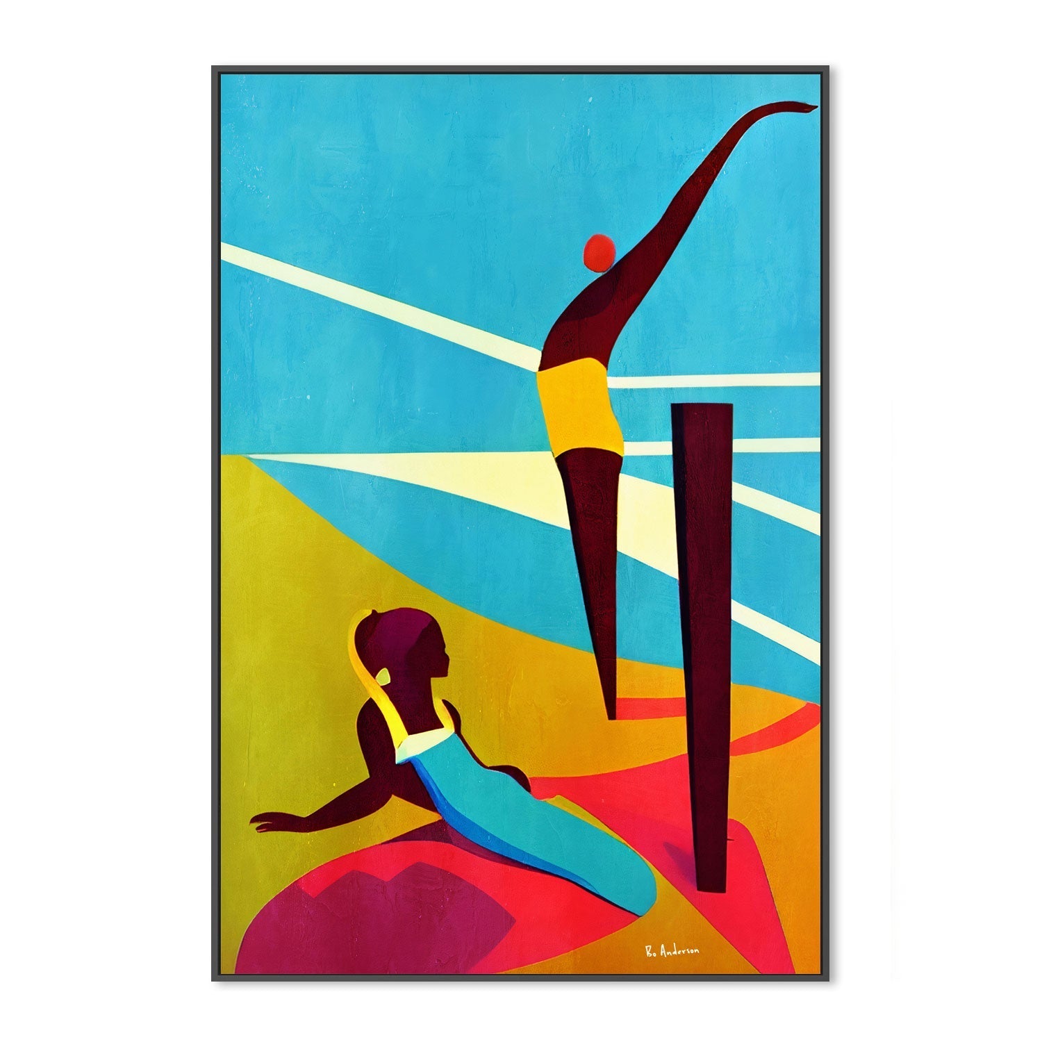 wall-art-print-canvas-poster-framed-Martinique, 1958 , By Bo Anderson-3