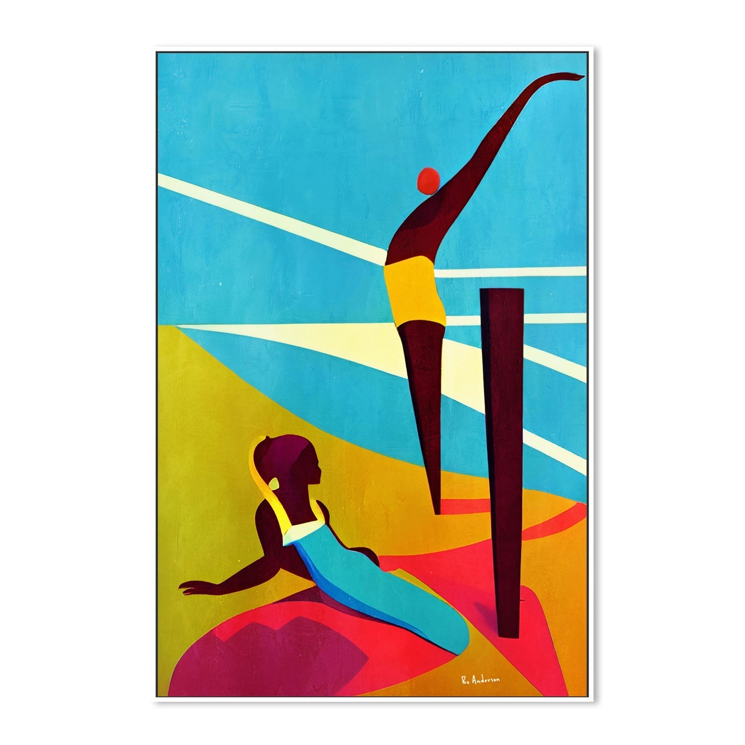 wall-art-print-canvas-poster-framed-Martinique, 1958 , By Bo Anderson-5