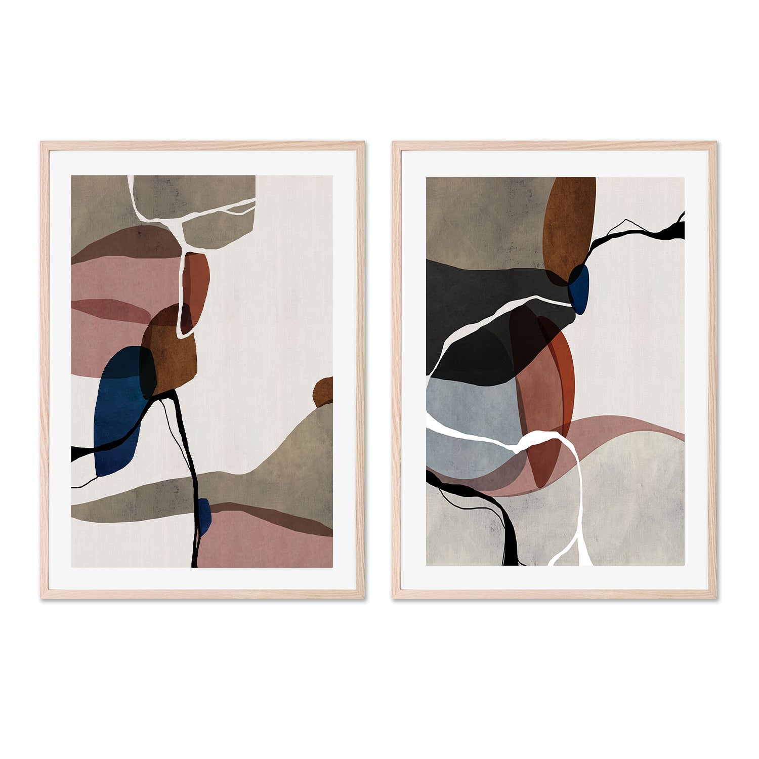 wall-art-print-canvas-poster-framed-Mary Crescendo, Set Of 2 , By Roberto Moro Art-GIOIA-WALL-ART