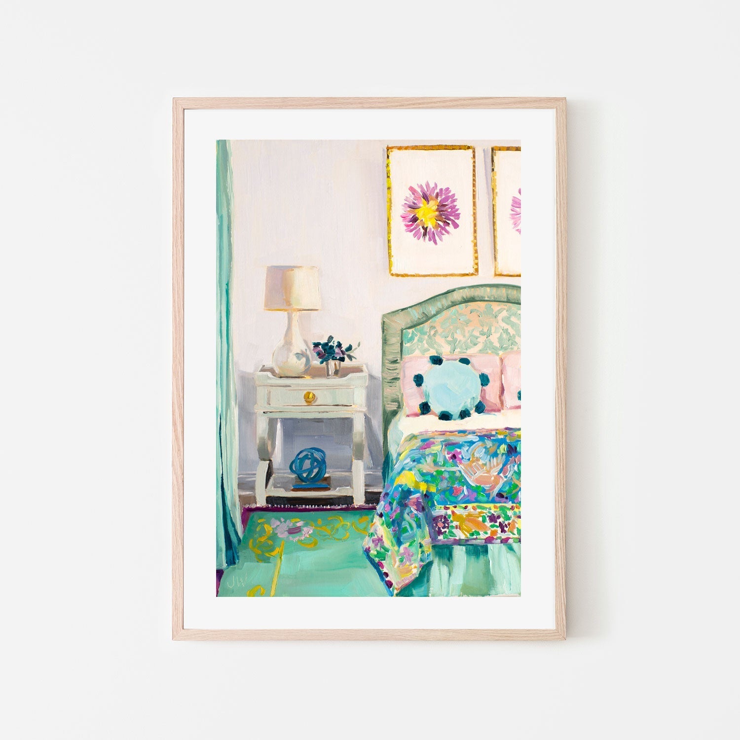 wall-art-print-canvas-poster-framed-Mary Ellen's Bedroom , By Jenny Westenhofer Art-6