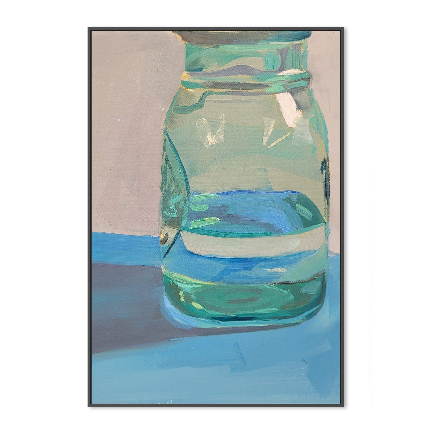 wall-art-print-canvas-poster-framed-Mason Jar-by-Jenny Westenhofer Art-Gioia Wall Art