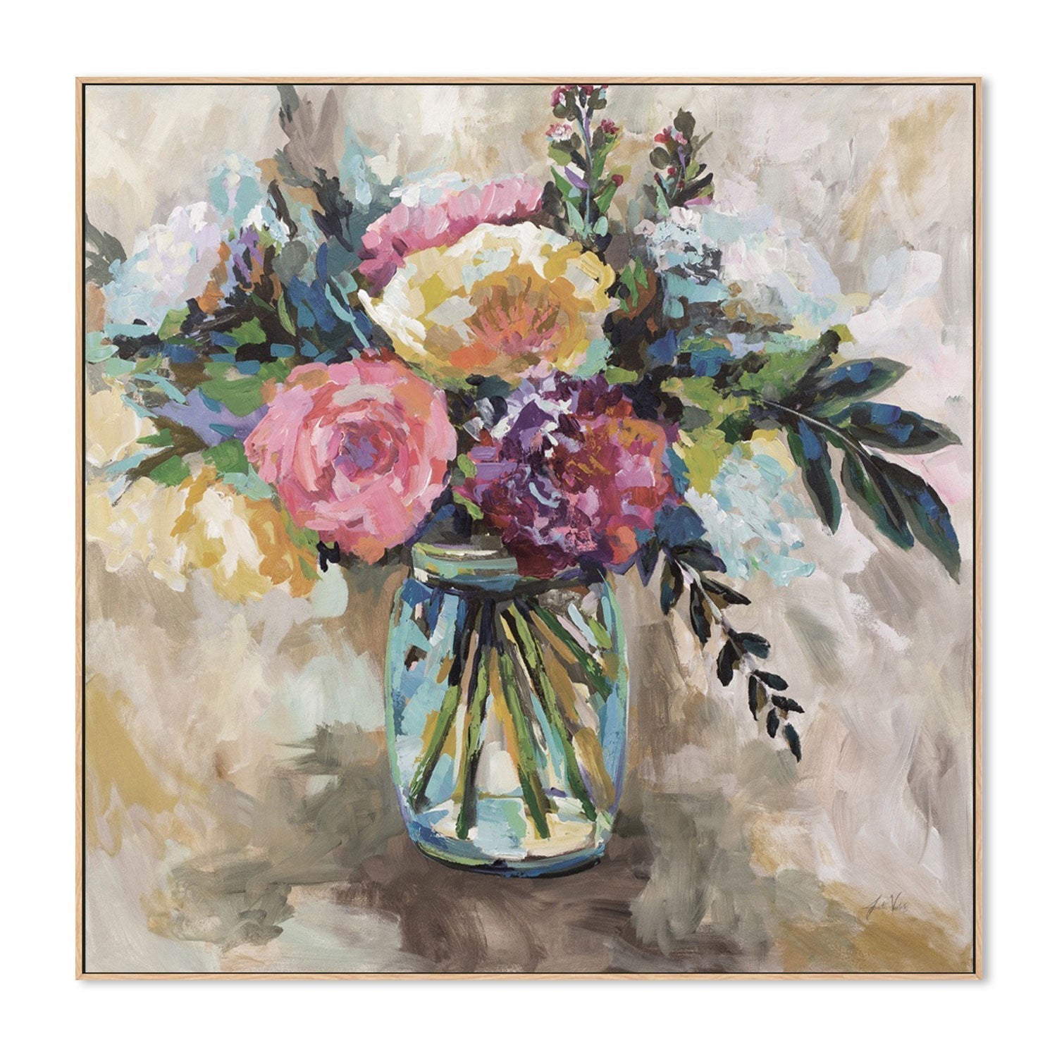 wall-art-print-canvas-poster-framed-Masons Bouquet Light-by-Jeanette Vertentes-Gioia Wall Art