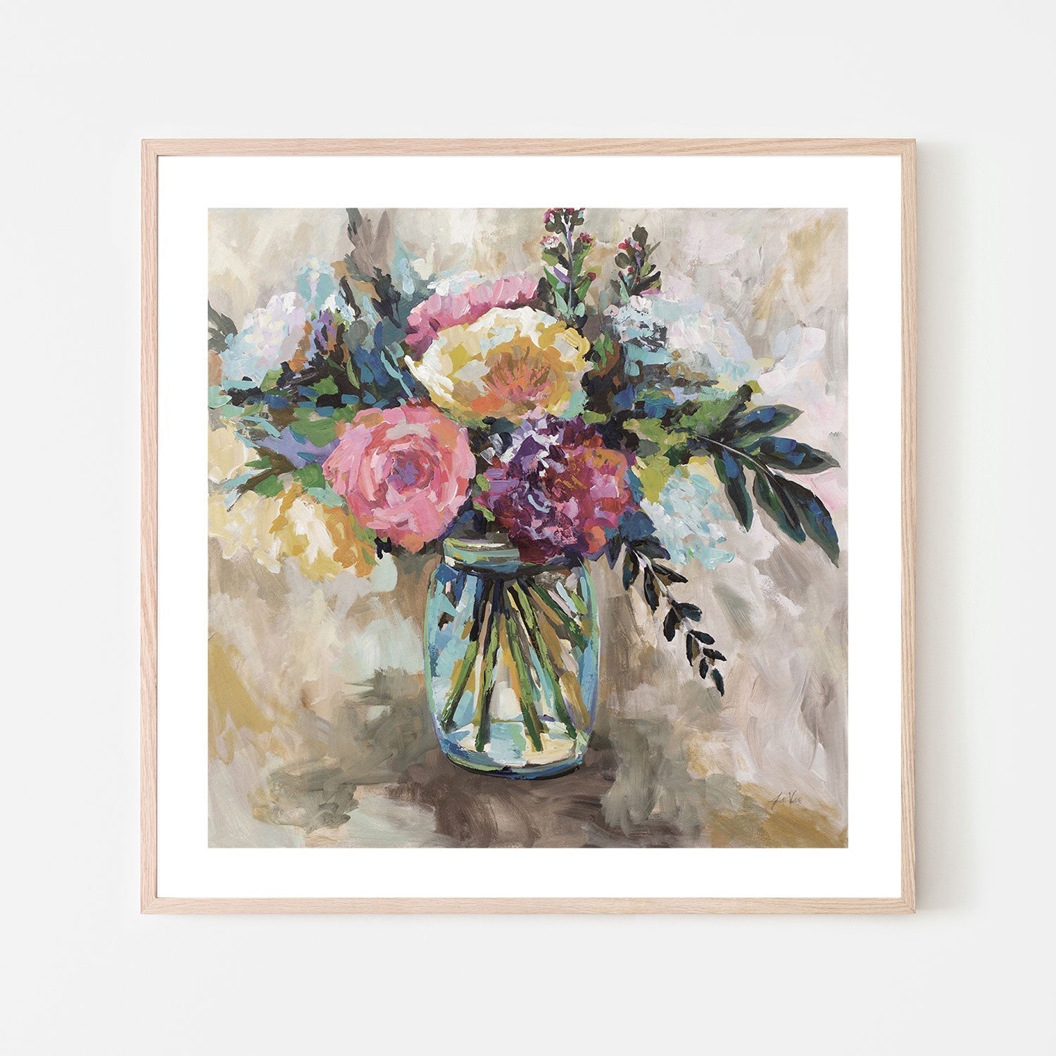 wall-art-print-canvas-poster-framed-Masons Bouquet Light-by-Jeanette Vertentes-Gioia Wall Art