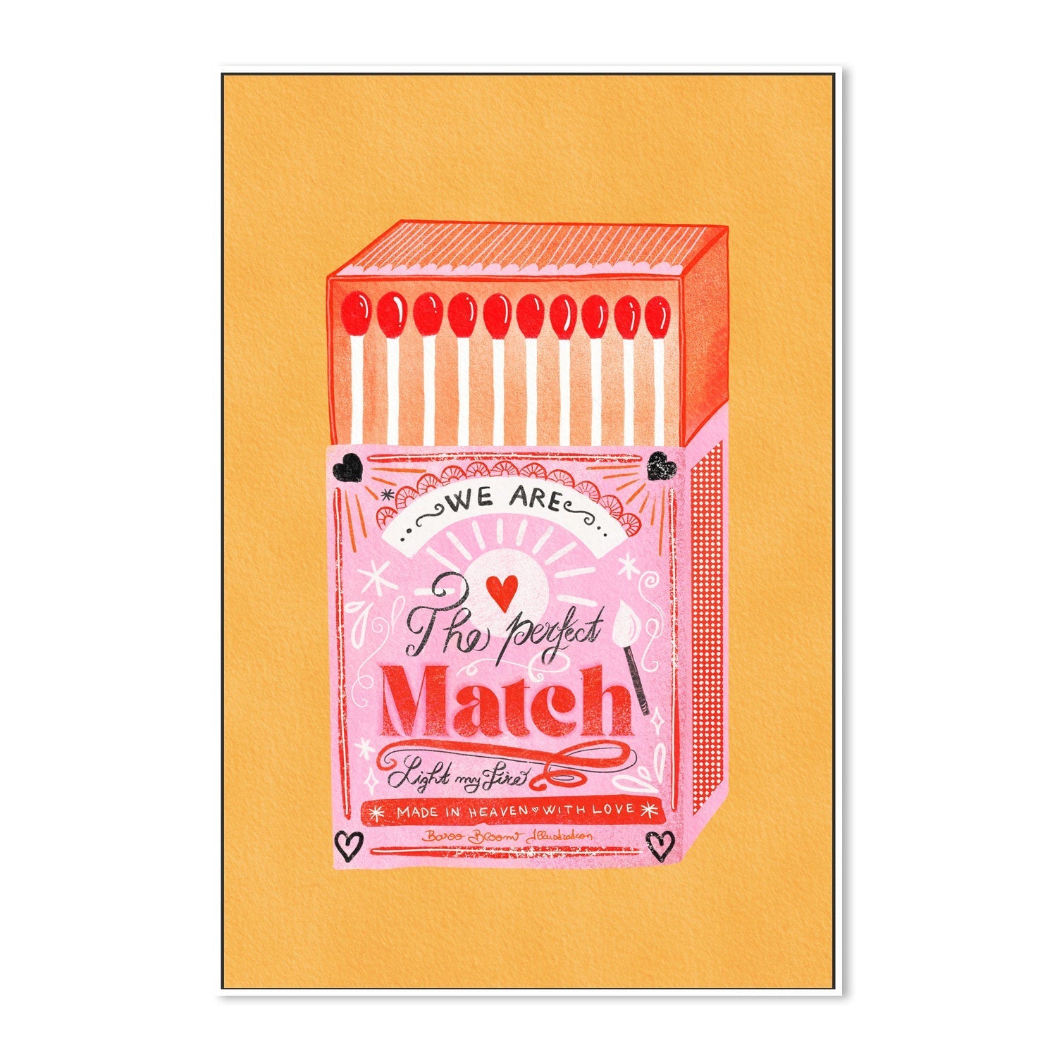 wall-art-print-canvas-poster-framed-Match Box-The Perfect Match-5