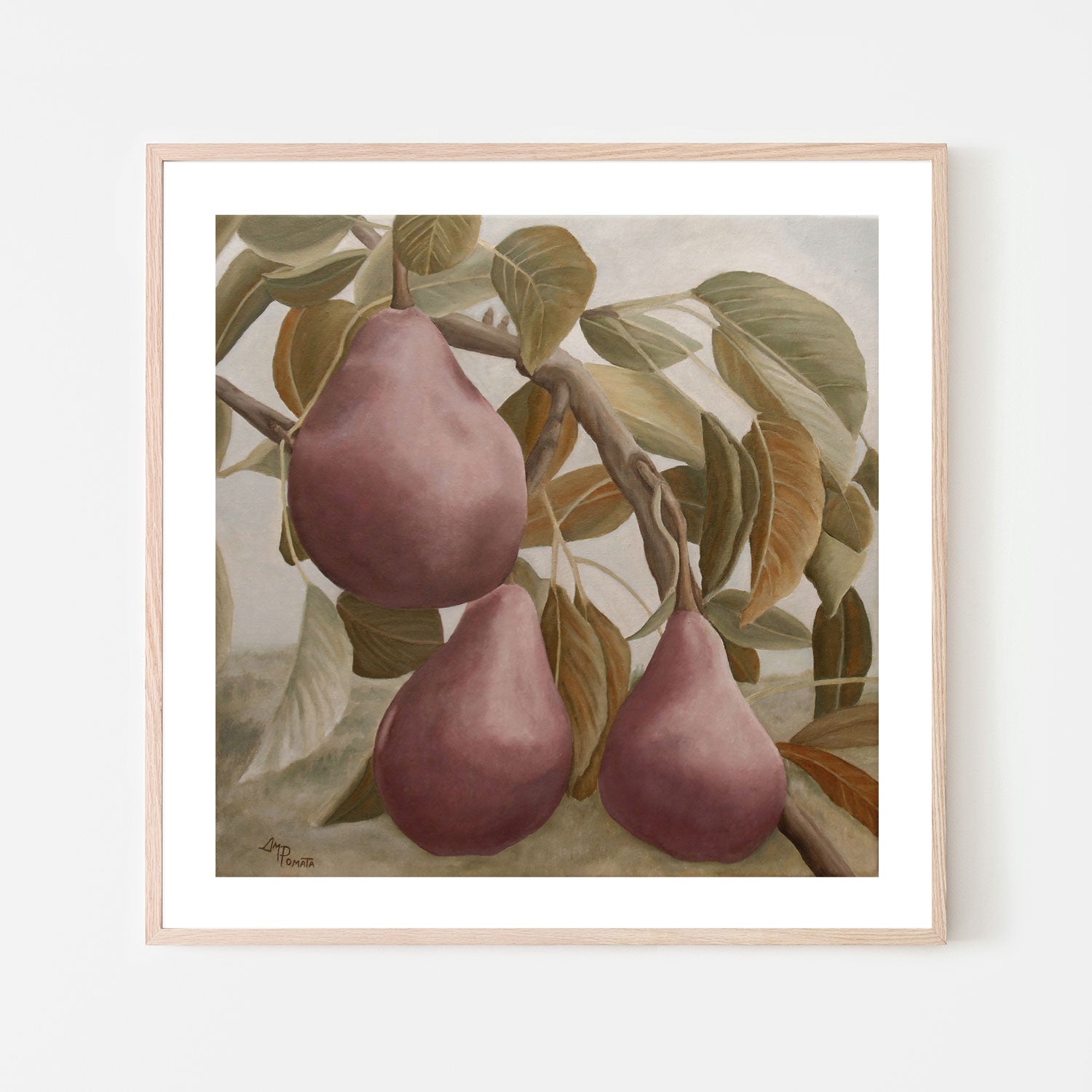 wall-art-print-canvas-poster-framed-Max Red Bartlett Pears , By Pictufy-6