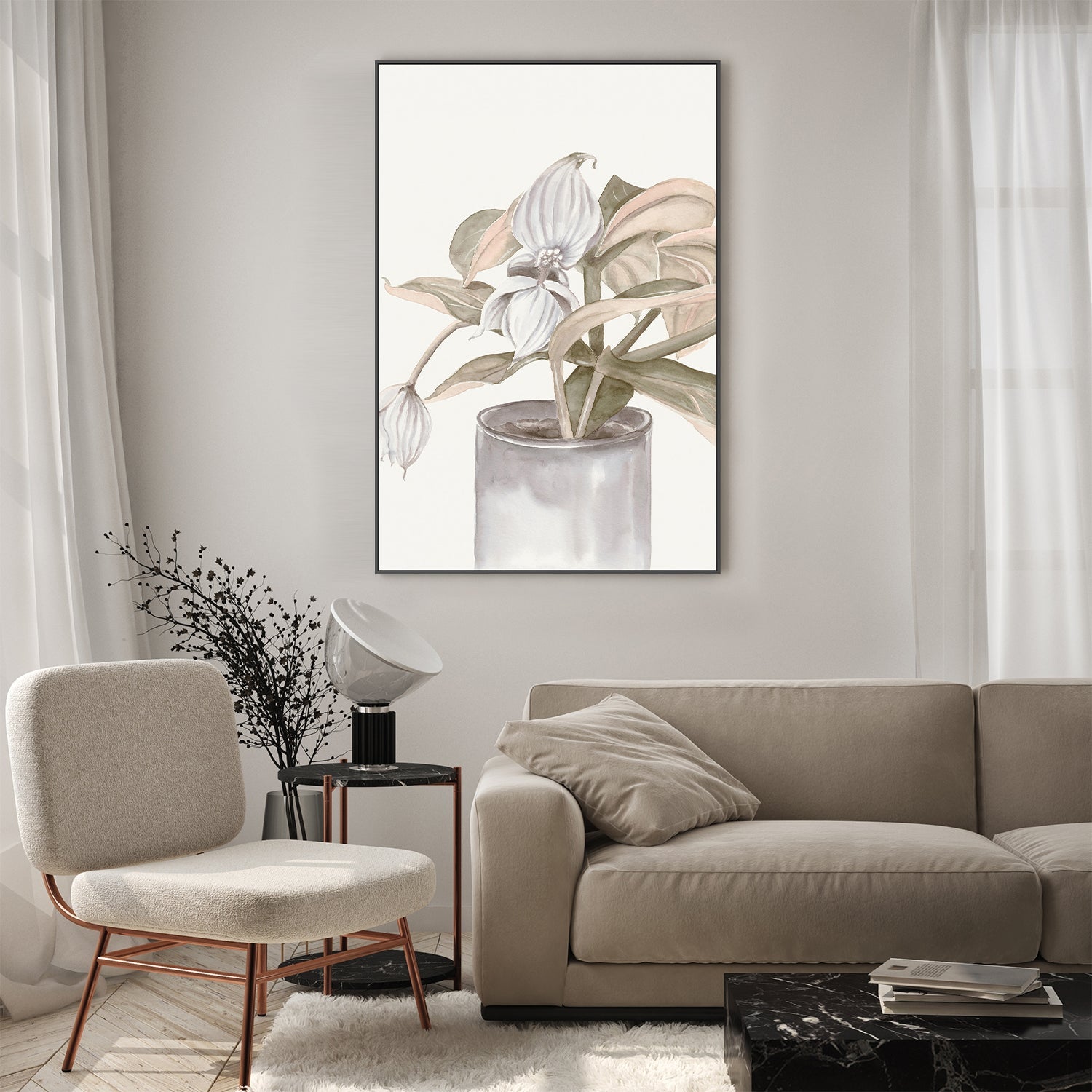 wall-art-print-canvas-poster-framed-Medinilla Magnifica-7