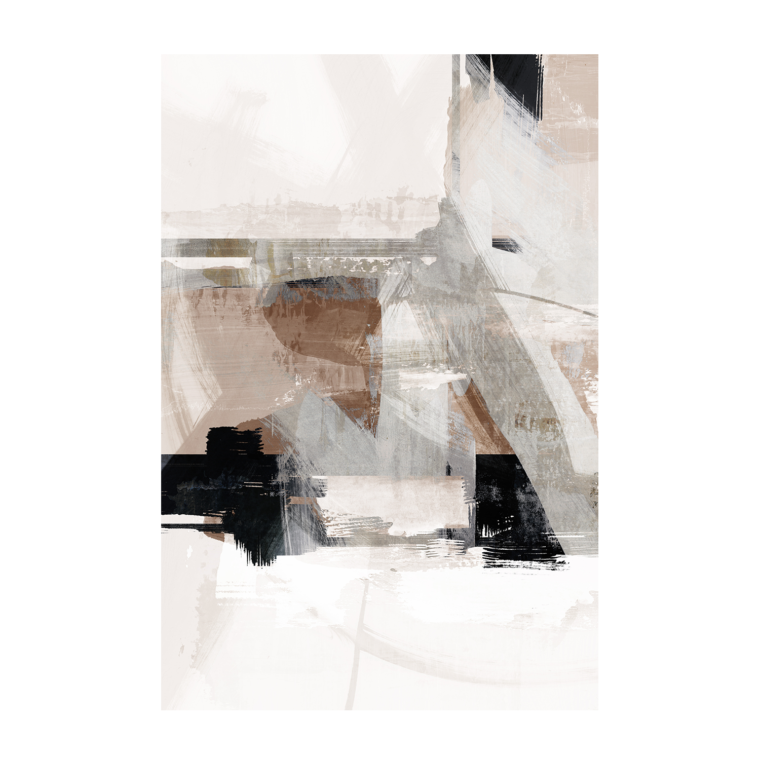 wall-art-print-canvas-poster-framed-Messy Urban Complex, Style C & D, Set of 2 , By Nina Blue-8