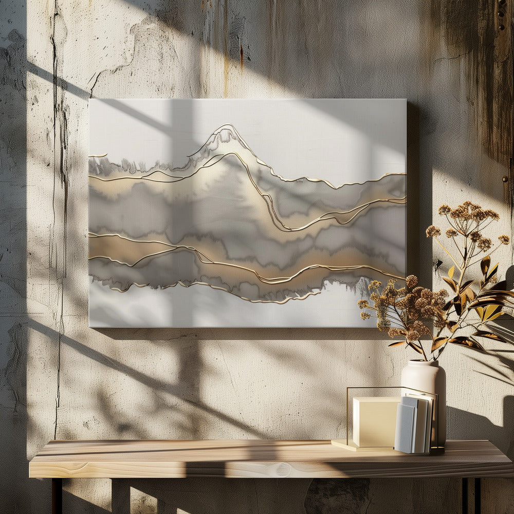wall-art-print-canvas-poster-framed-Metallic landscape nº4 , By Alma-7