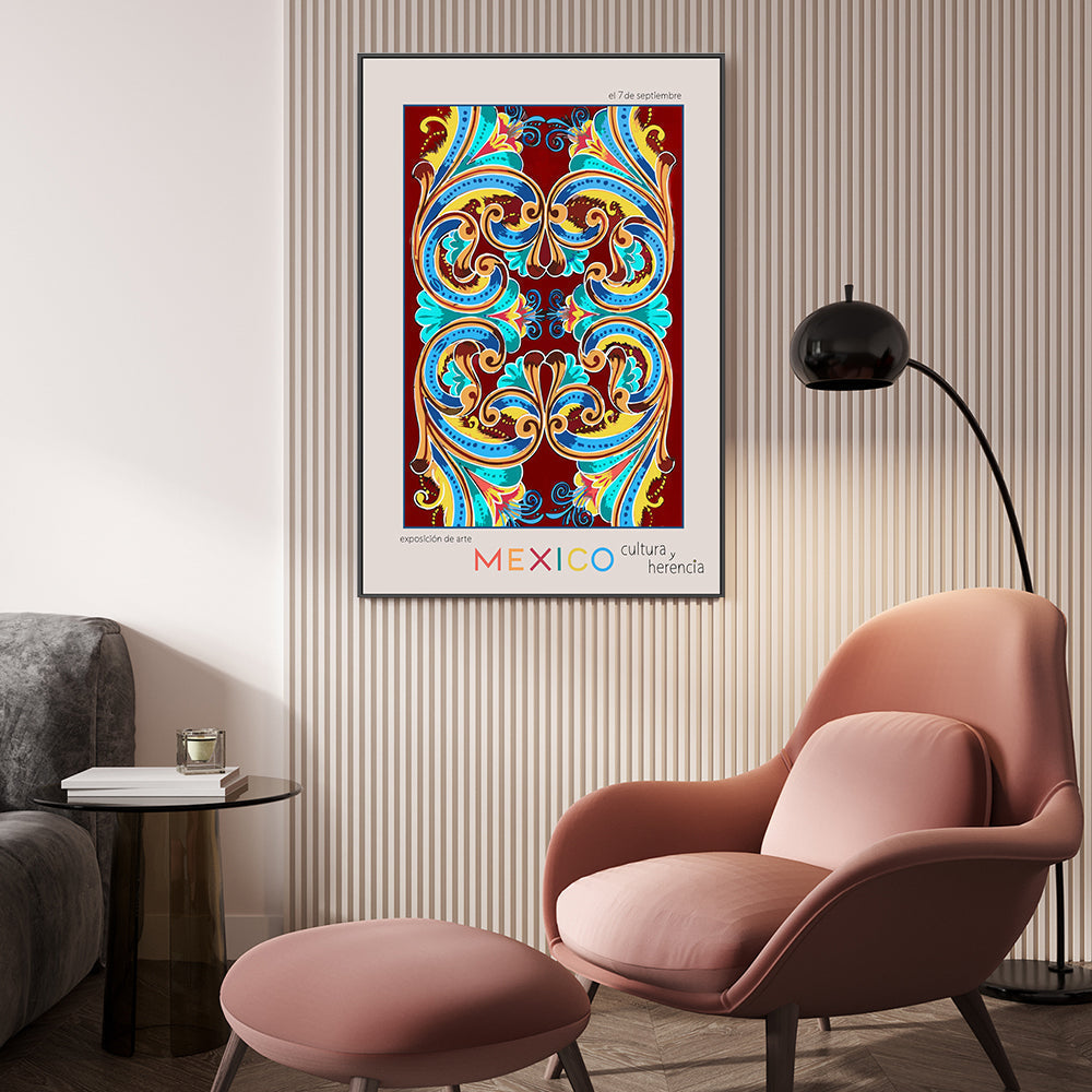wall-art-print-canvas-poster-framed-Mexican Exhibition-GIOIA-WALL-ART