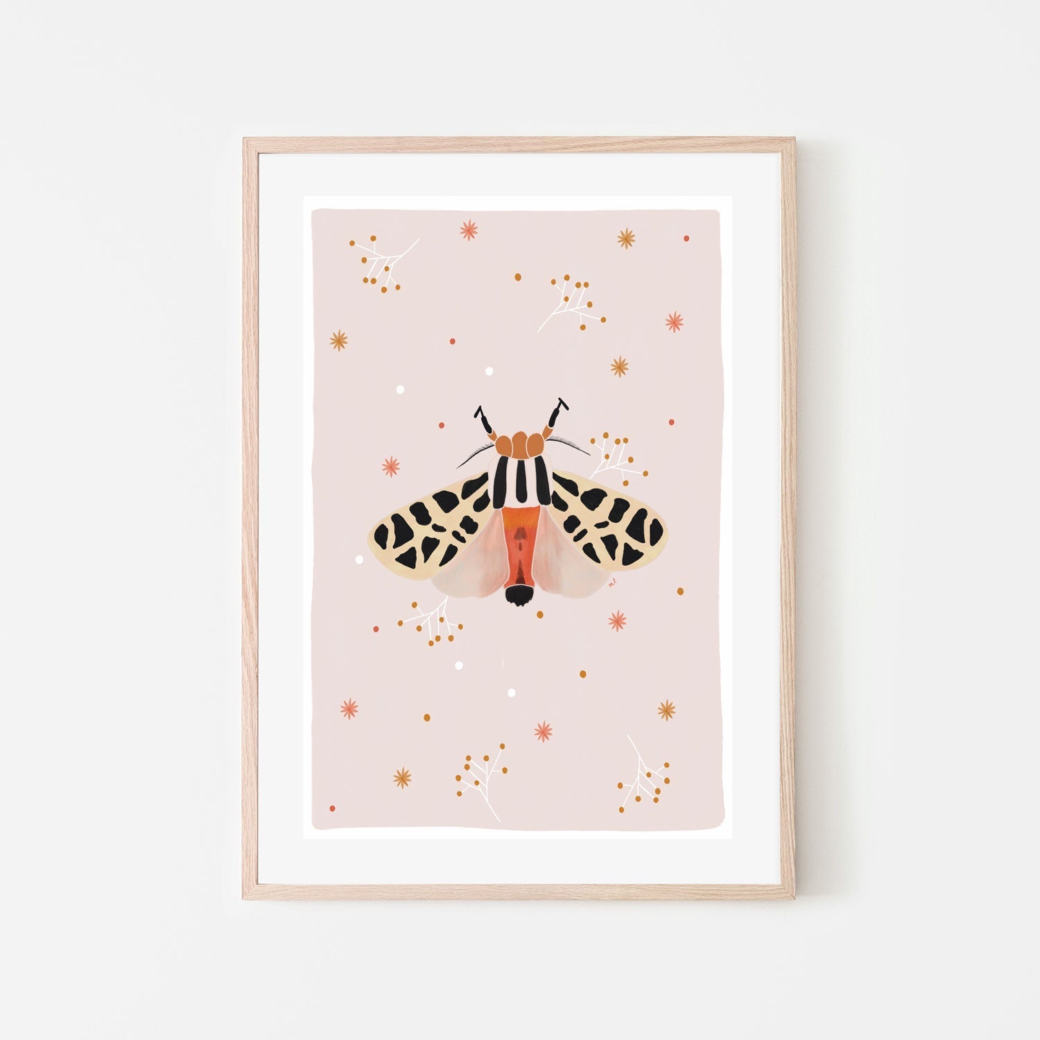 wall-art-print-canvas-poster-framed-Mexican Tiger Moth , By Menina Lisboa-6