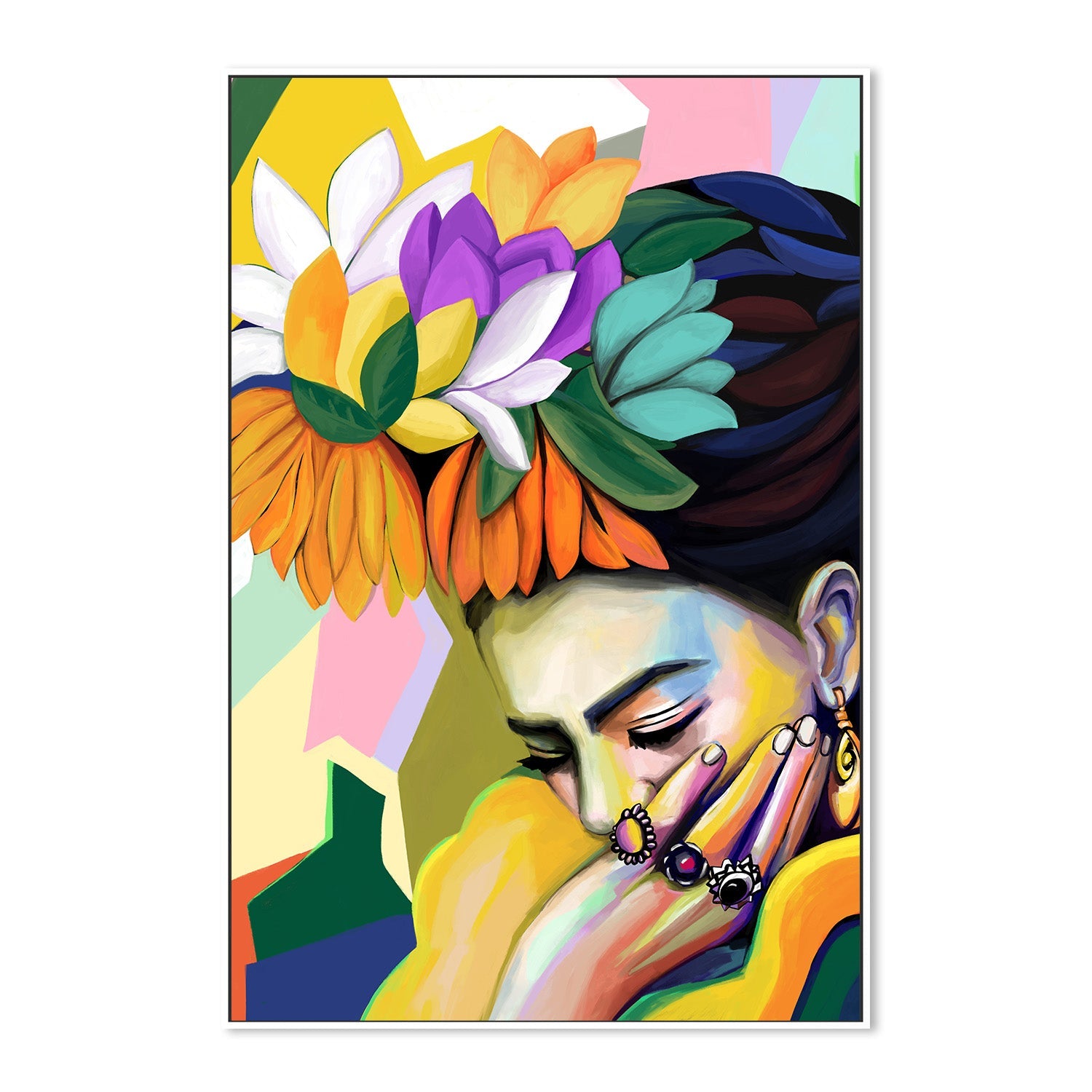 wall-art-print-canvas-poster-framed-Mexican Woman-5