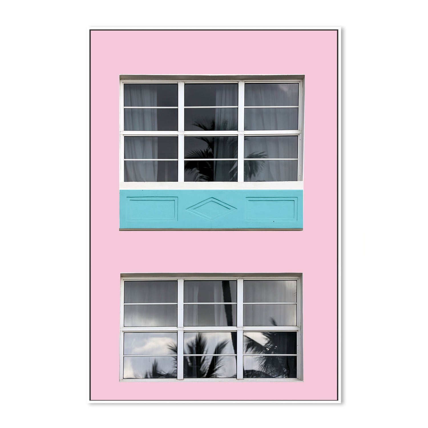 wall-art-print-canvas-poster-framed-Miami Reflections , By Peter Dulis-5