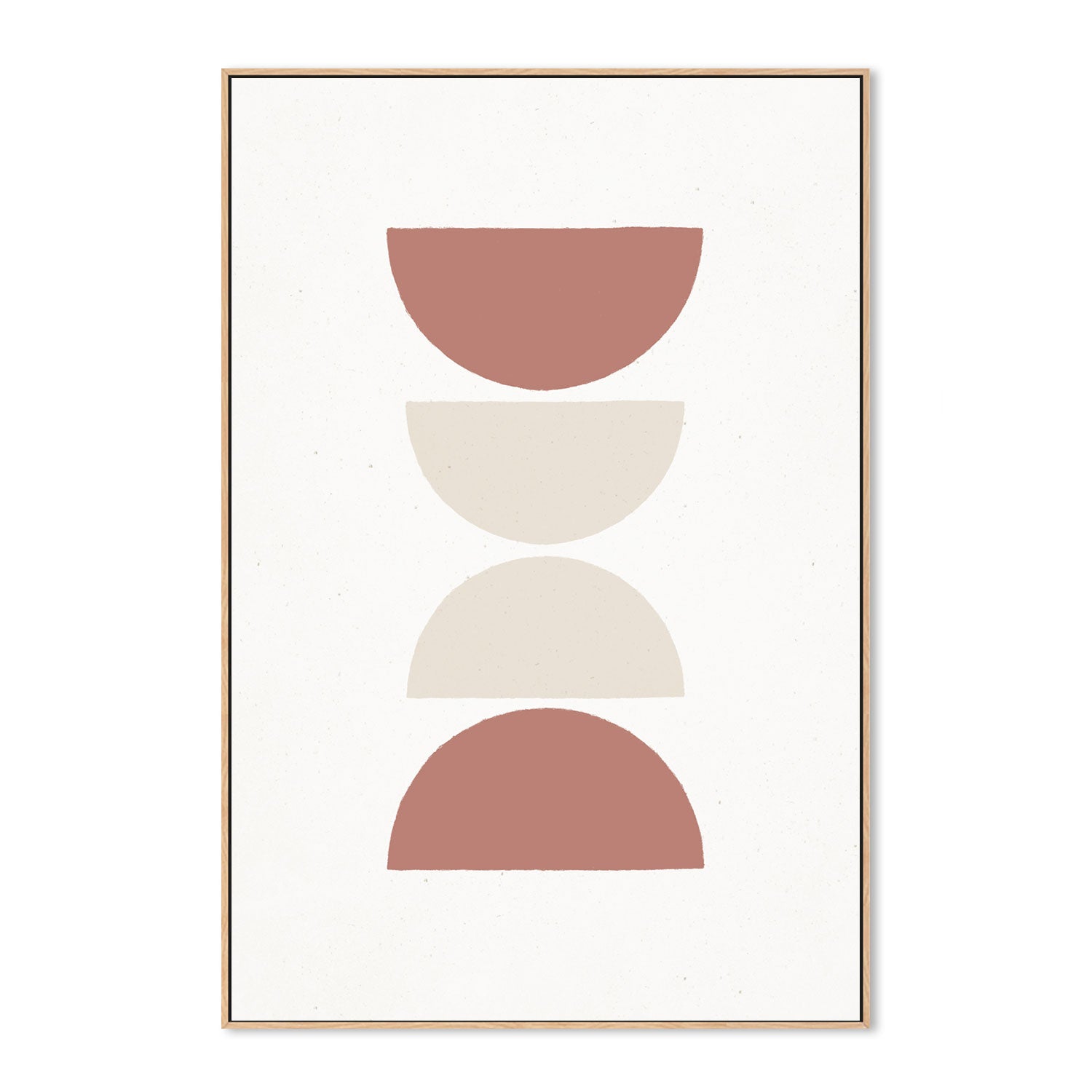 wall-art-print-canvas-poster-framed-Mid-Century Circles, Style B-GIOIA-WALL-ART