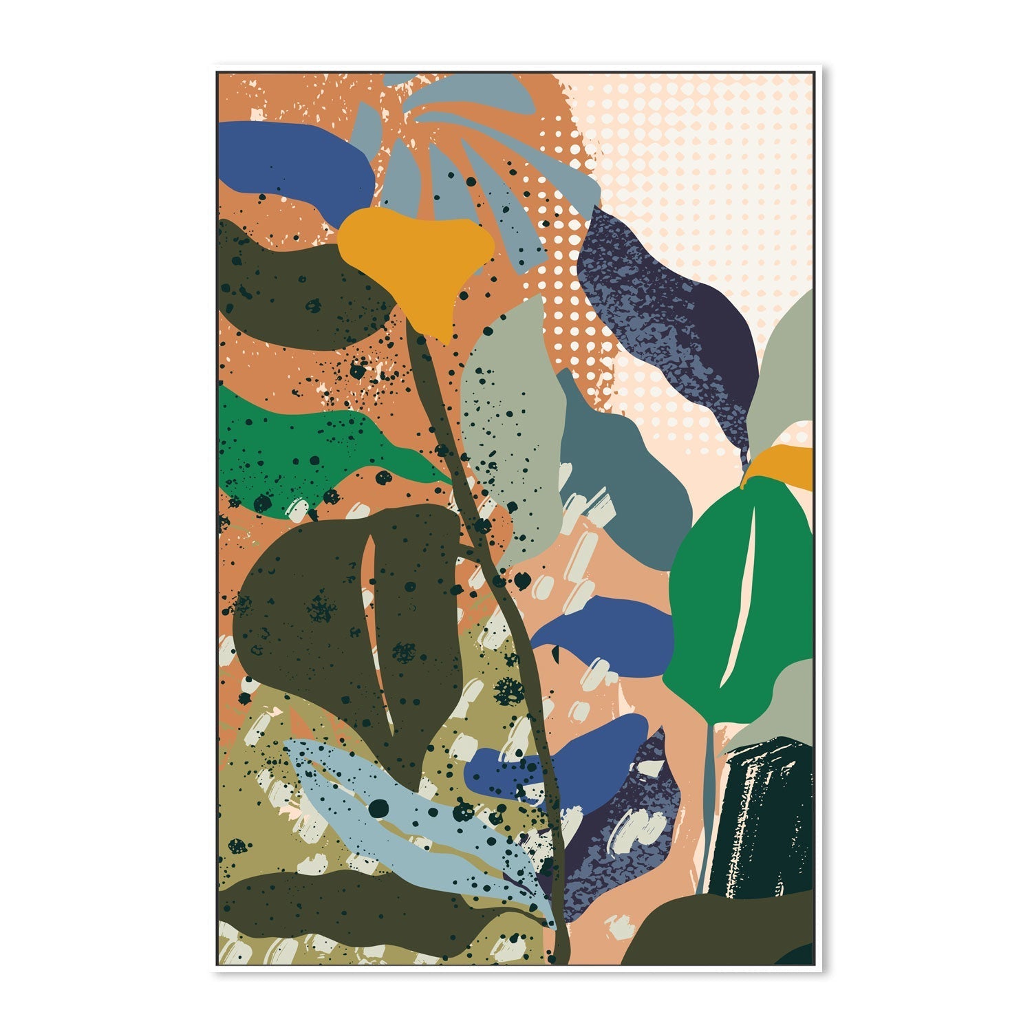 wall-art-print-canvas-poster-framed-Midcentury Ikebana Light-5