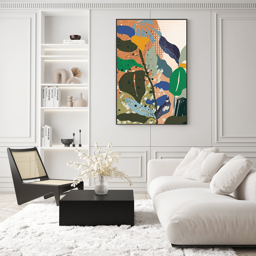 wall-art-print-canvas-poster-framed-Midcentury Ikebana Light-7