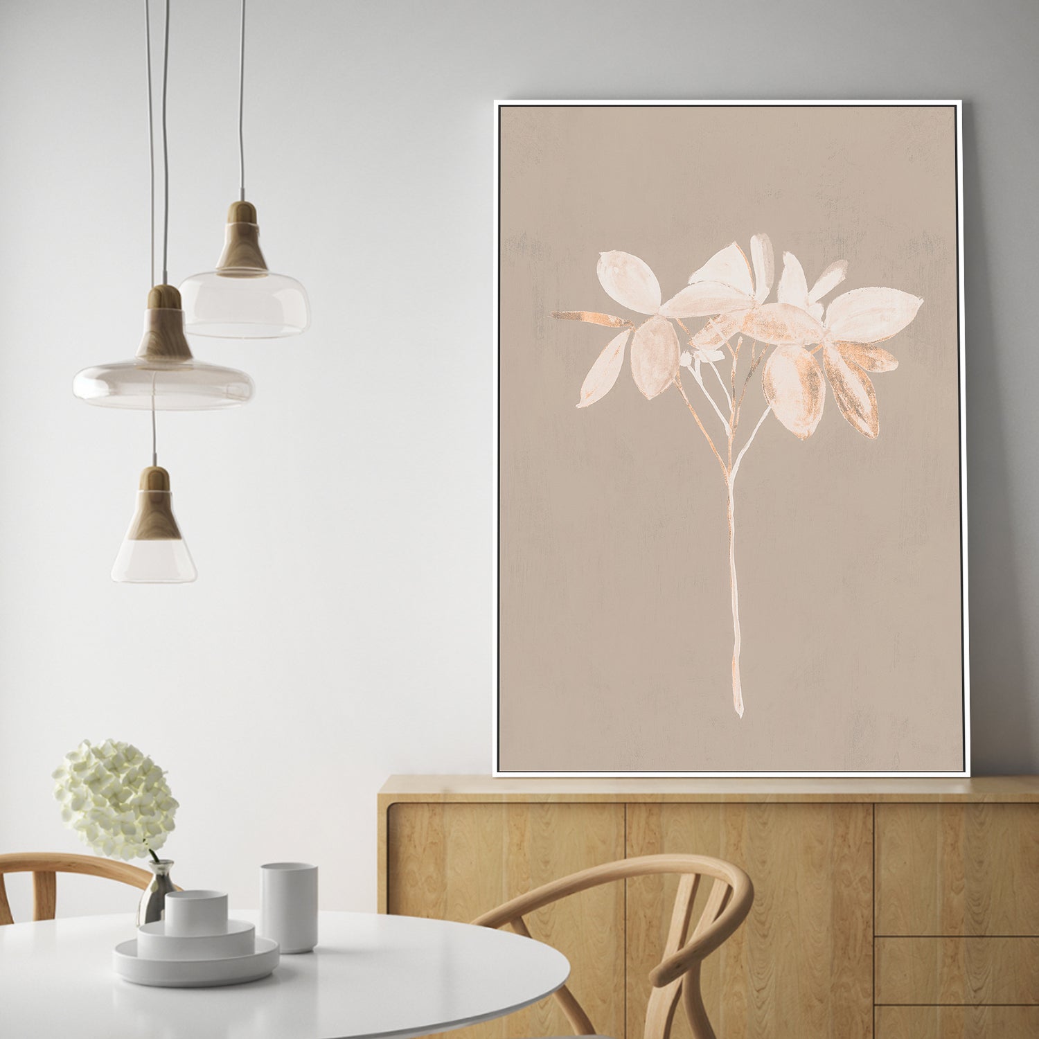 wall-art-print-canvas-poster-framed-Midnight Afterglow, Mocha Tone , By Flora B-7