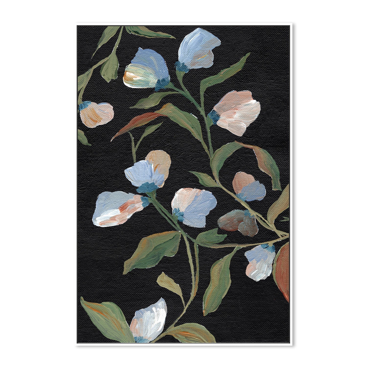 wall-art-print-canvas-poster-framed-Midnight Floras , By Nikita Jariwala-5
