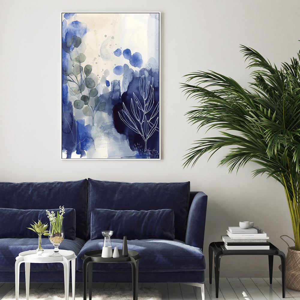 wall-art-print-canvas-poster-framed-Midnight Garden-by-Laura Horn-Gioia Wall Art