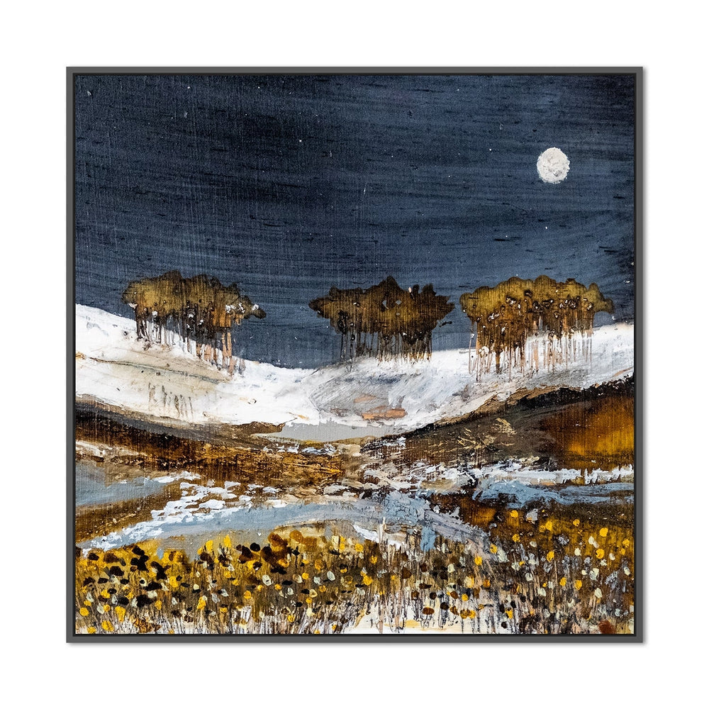 wall-art-print-canvas-poster-framed-Midnight Reflection-by-Louise O'hara-Gioia Wall Art