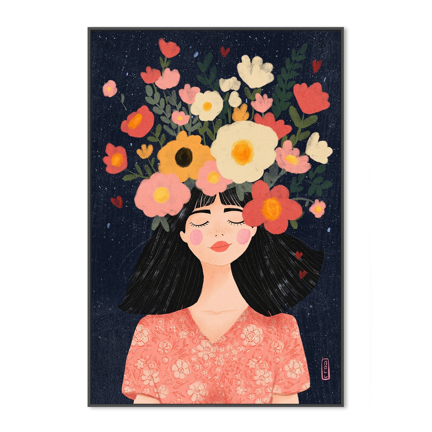 wall-art-print-canvas-poster-framed-Midnight Thoughts-3
