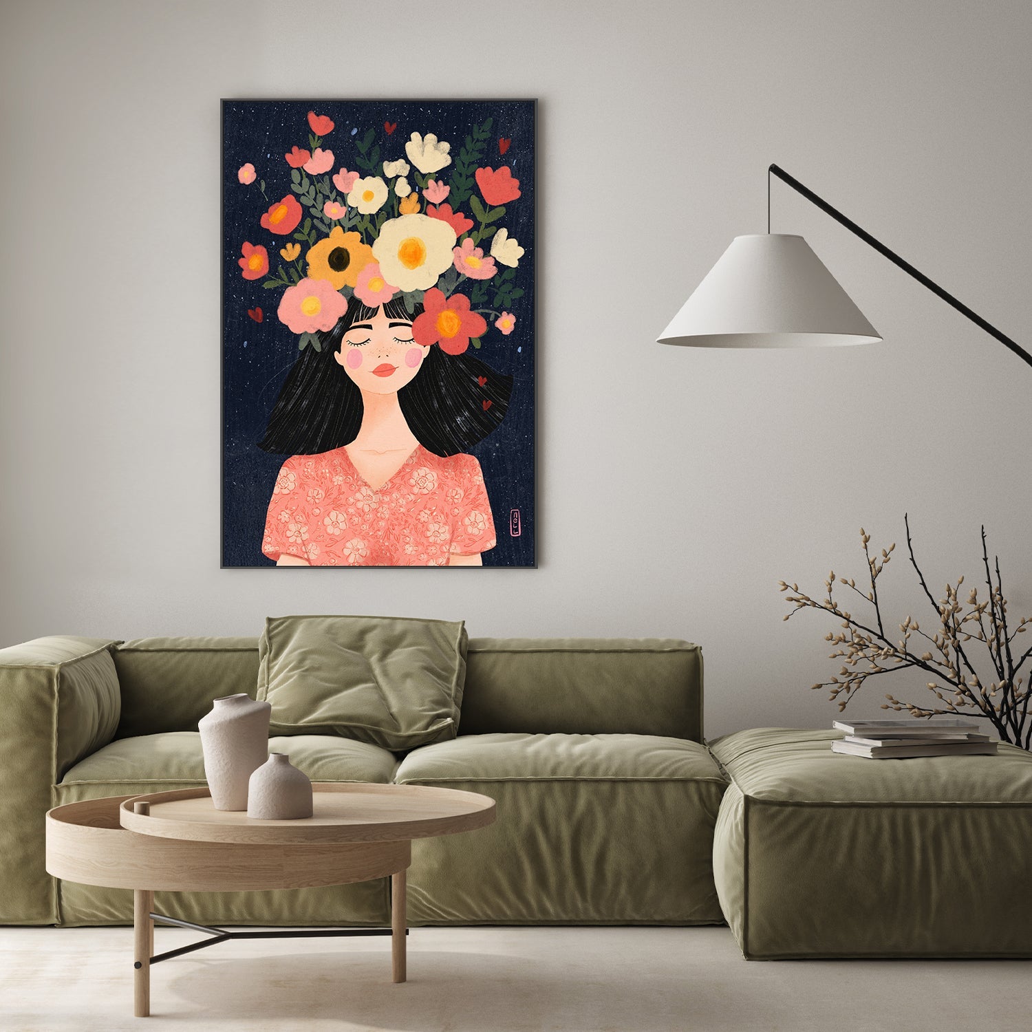 wall-art-print-canvas-poster-framed-Midnight Thoughts-7