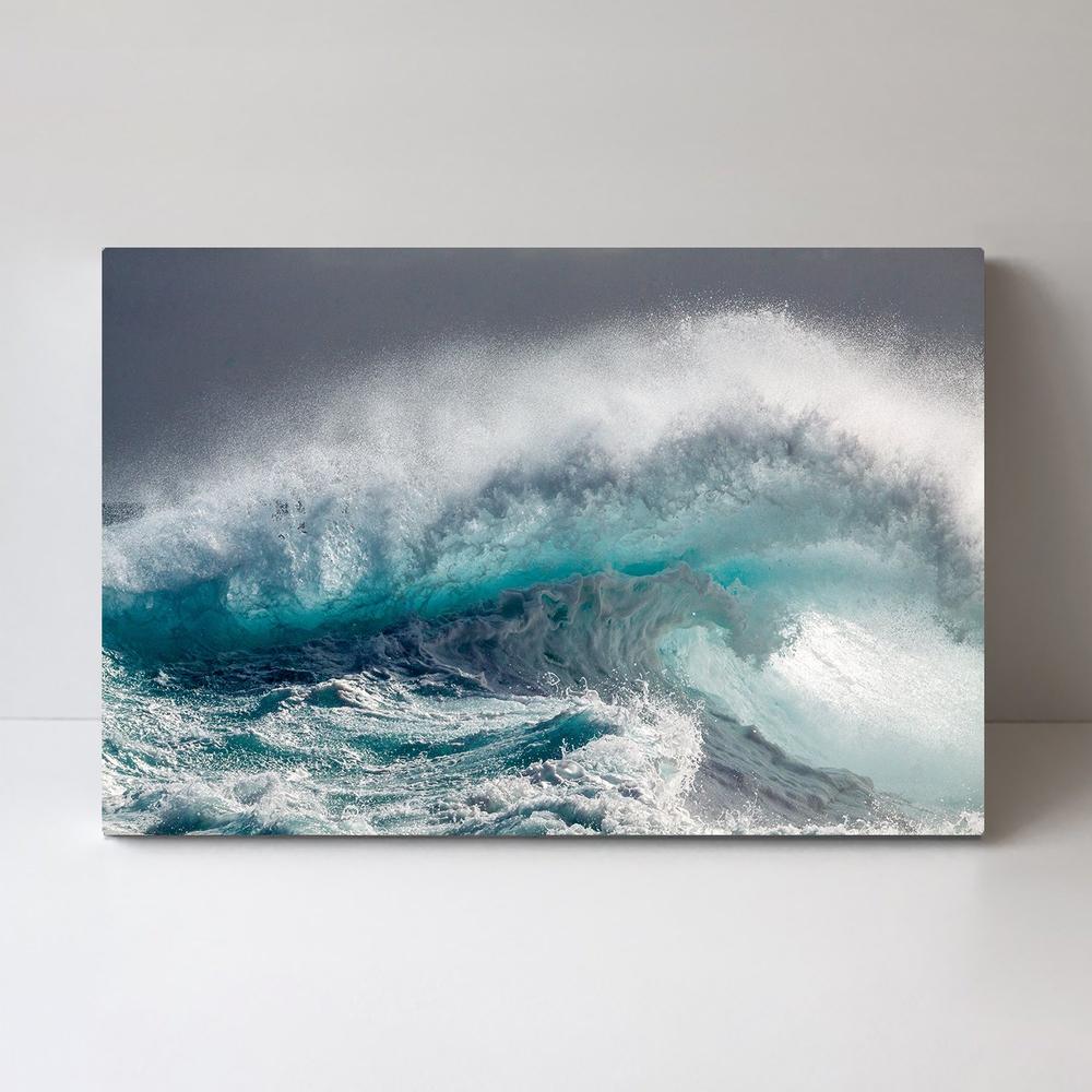 Mighty Water, by Michelle Degryse-Framed-Canvas-Print-Poster-Gioia Wall Art