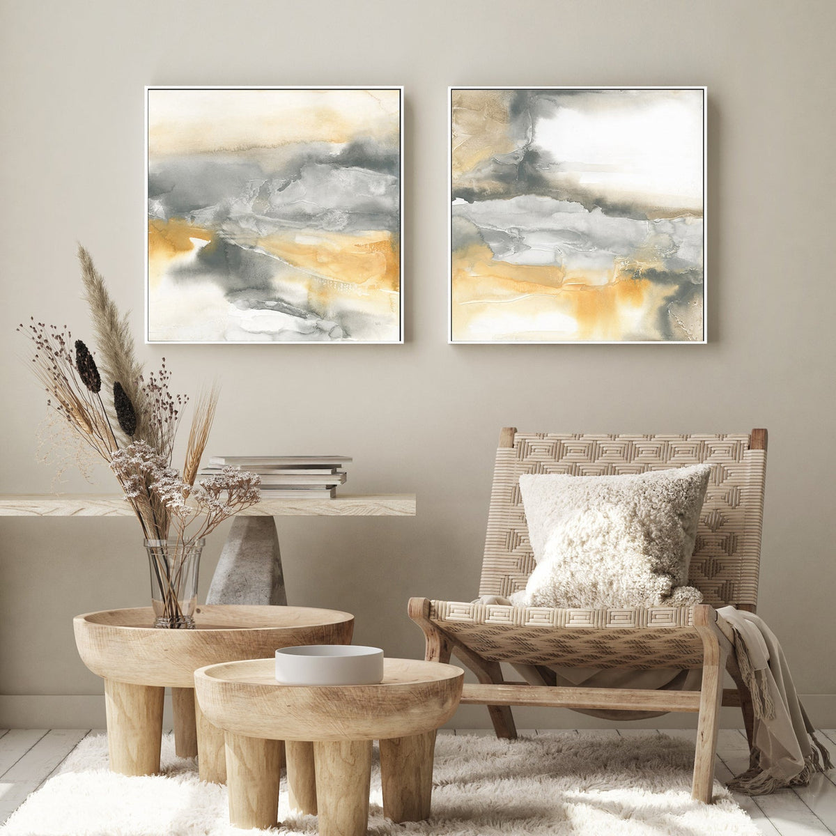 wall-art-print-canvas-poster-framed-Minerals, Set of 2-by-Chris Paschke-Gioia Wall Art