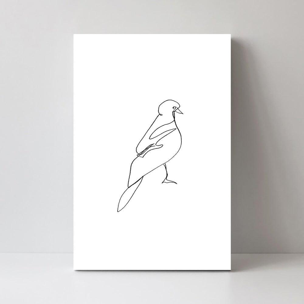 wall-art-print-canvas-poster-framed-Minimal Bird-by-Danushka Abeygoda-Gioia Wall Art