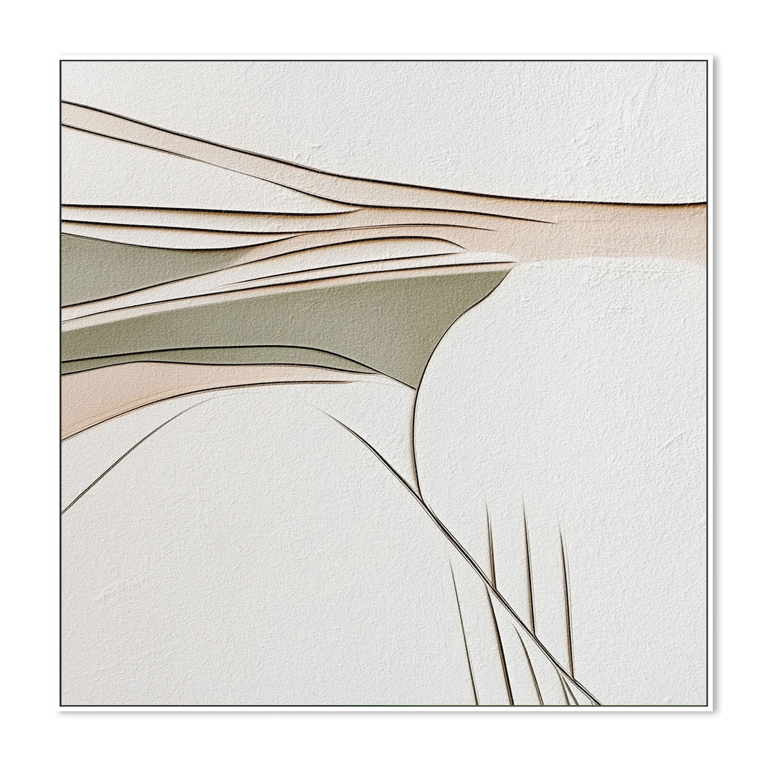 wall-art-print-canvas-poster-framed-Minimal Lines, Style C , By Alma-5
