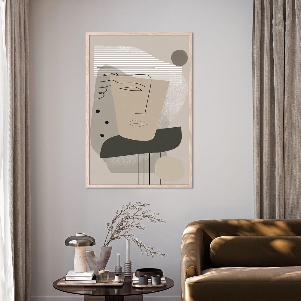 wall-art-print-canvas-poster-framed-Minimalist Abstract Face-8