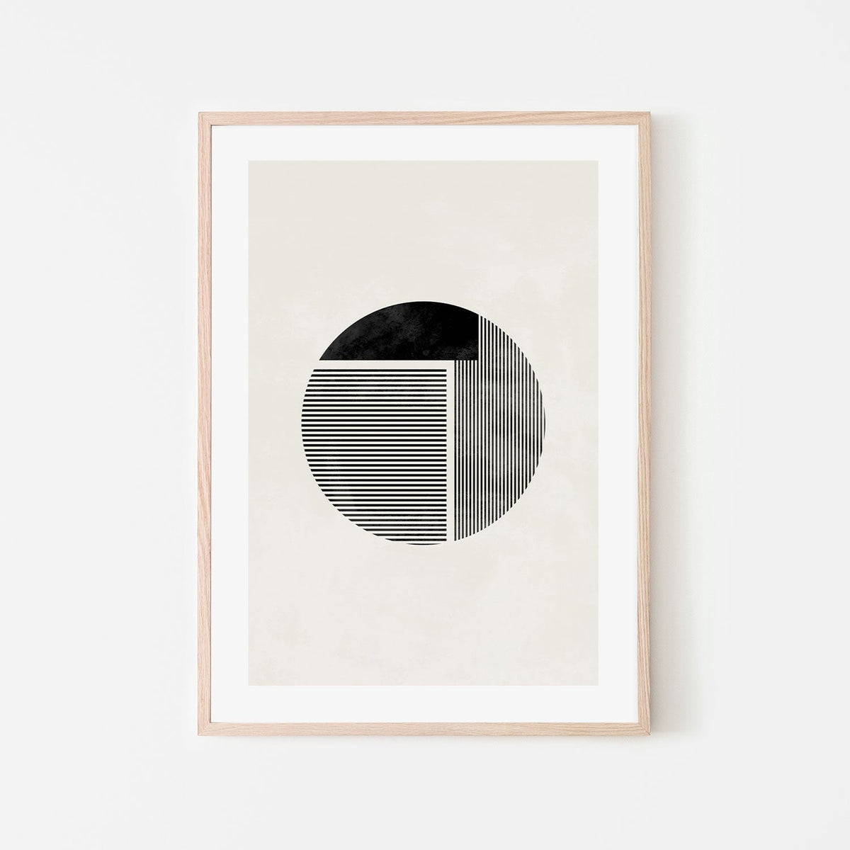 wall-art-print-canvas-poster-framed-Minimalist Round-by-Plus X Studio-Gioia Wall Art