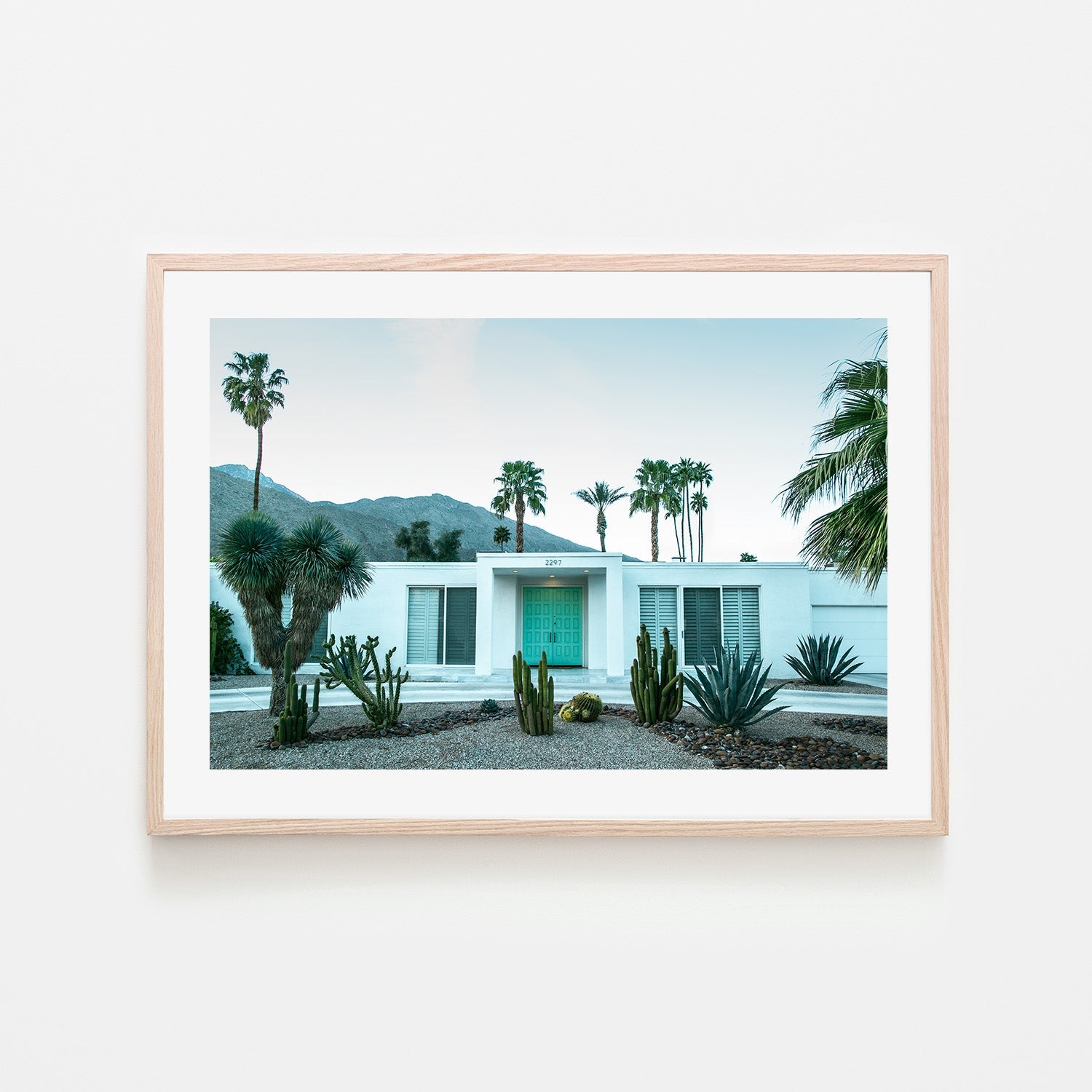 wall-art-print-canvas-poster-framed-Mint Green Door , By Tricia Brennan-7
