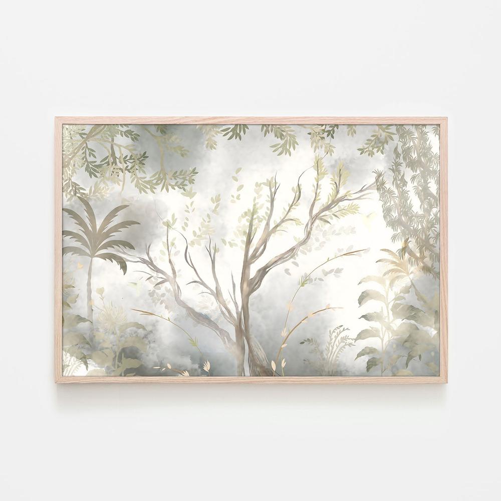 wall-art-print-canvas-poster-framed-Misty Forest Dream-6