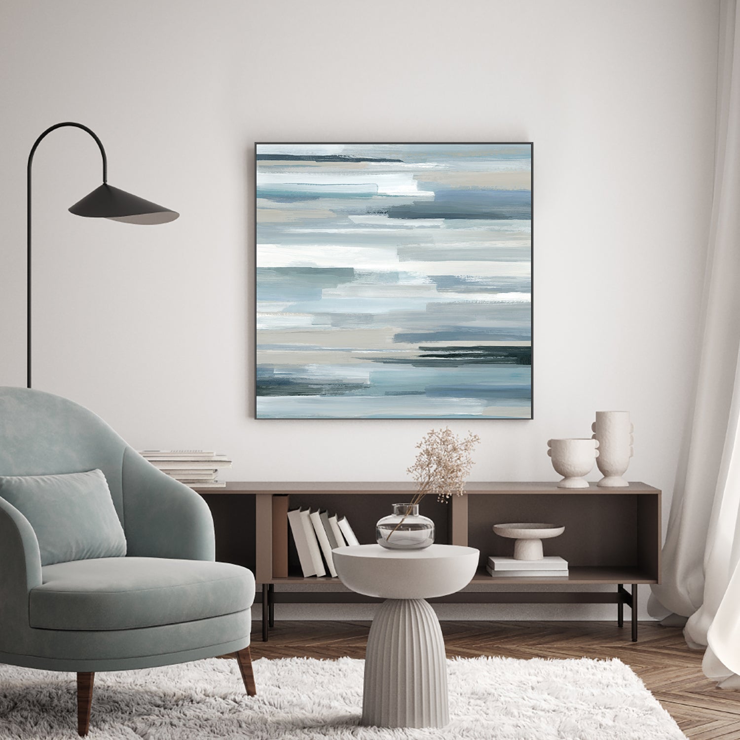 wall-art-print-canvas-poster-framed-Misty Horizons in Quiet Grays-7