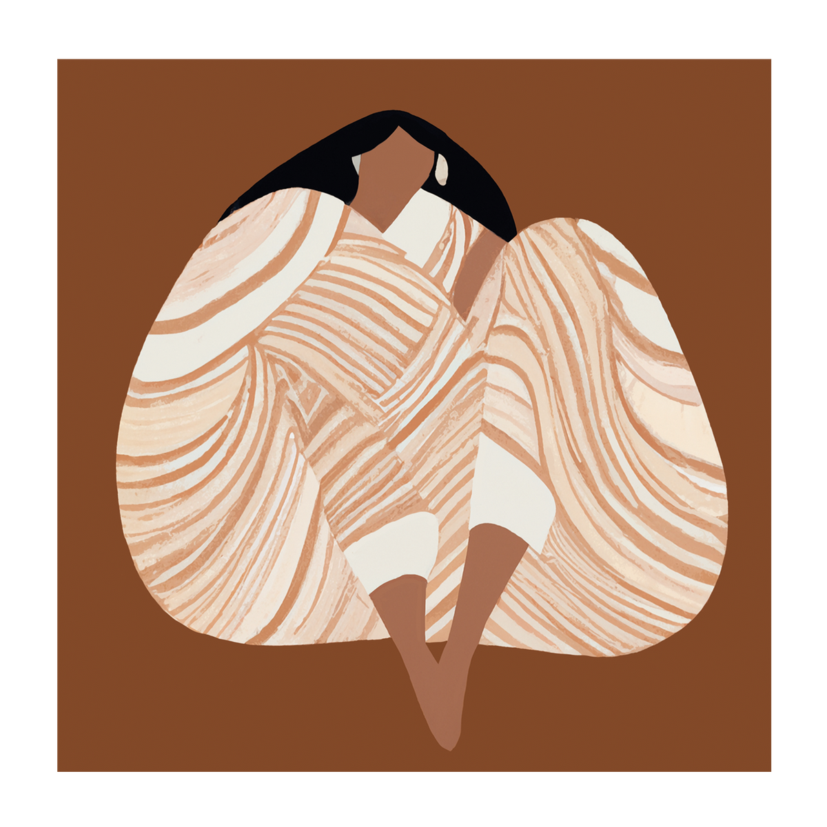 wall-art-print-canvas-poster-framed-Mocha Cloud , By Stacey Williams-1