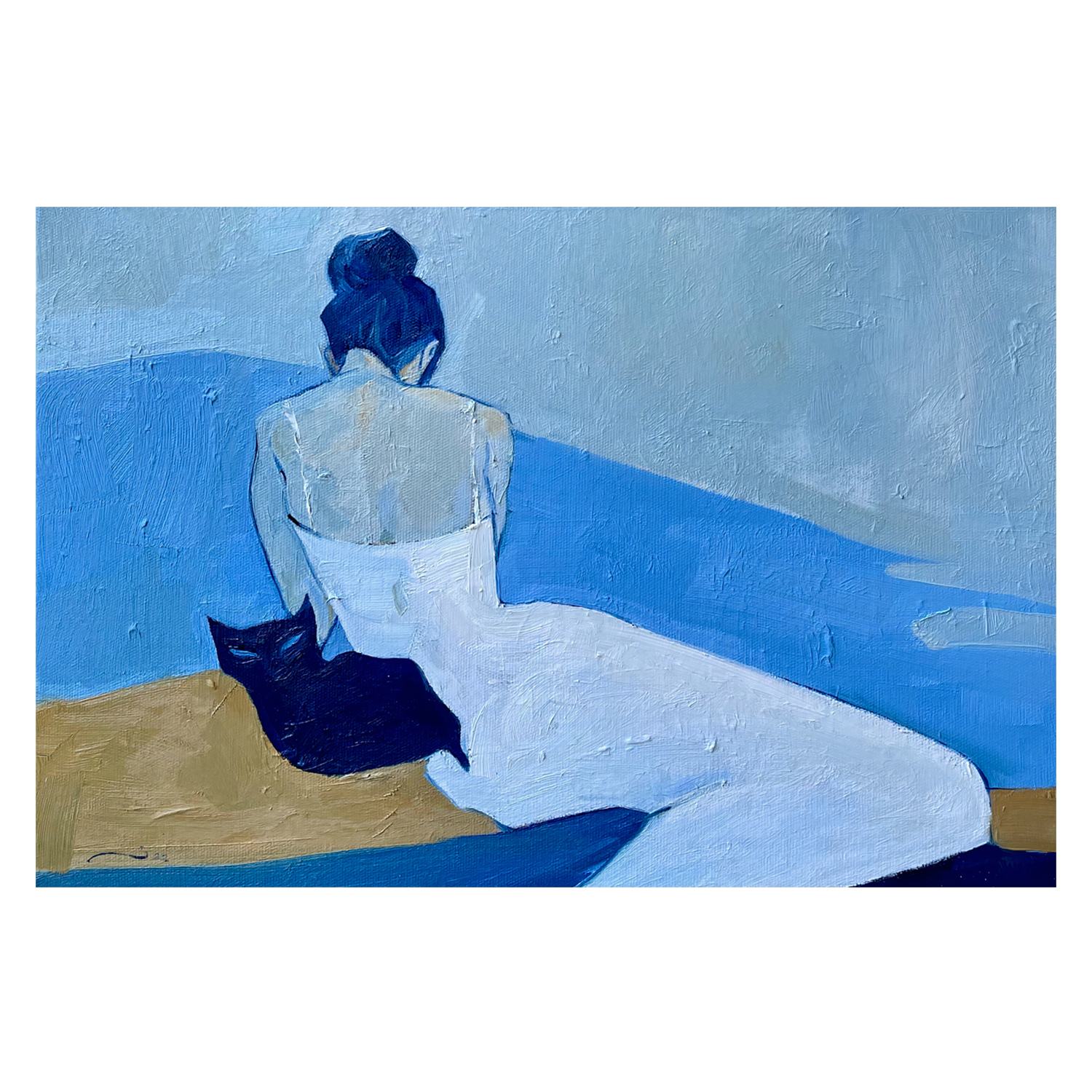 wall-art-print-canvas-poster-framed-Modern Anxiety, Style D , By Li Lee-Archer-1