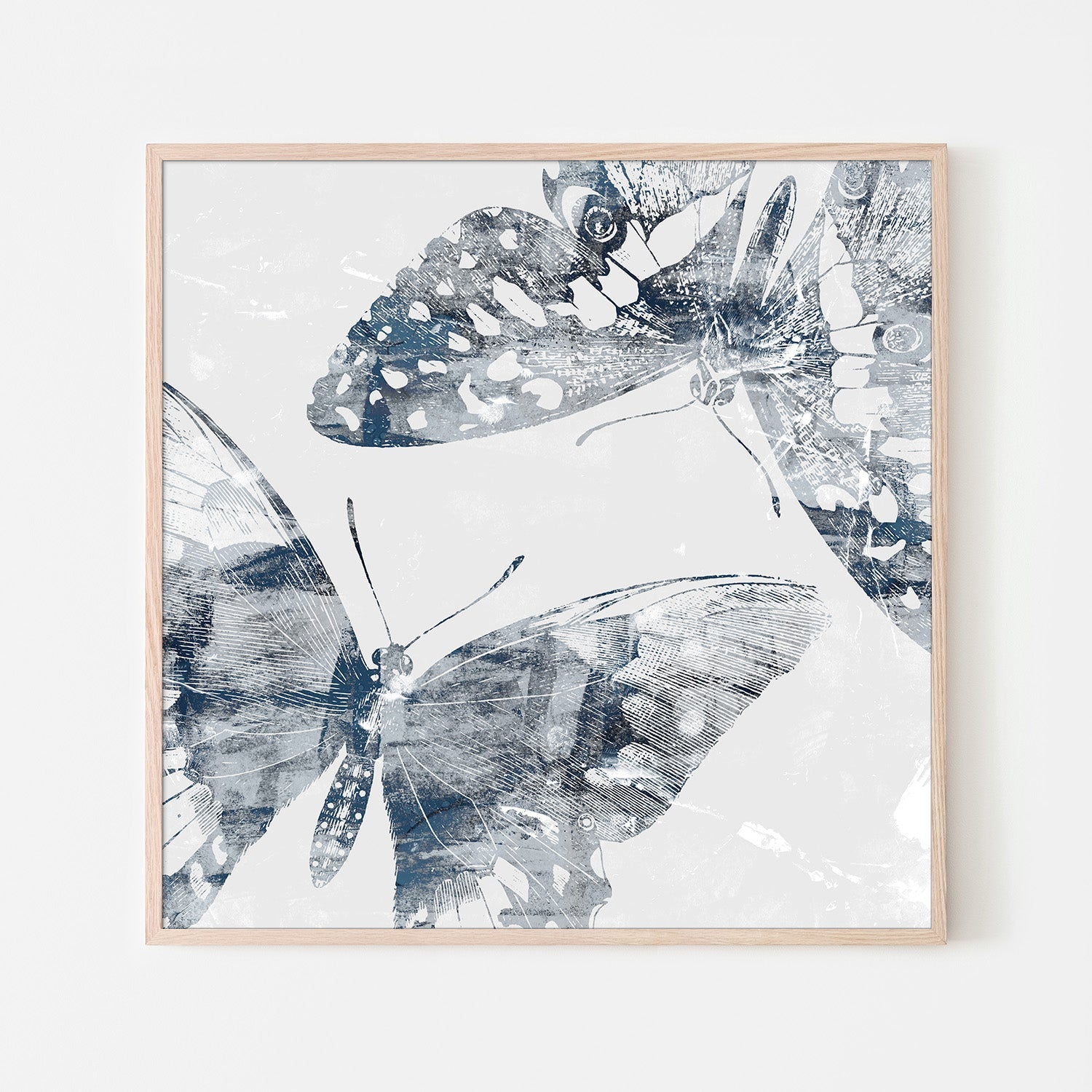 wall-art-print-canvas-poster-framed-Modern Butterflies, Style C-6