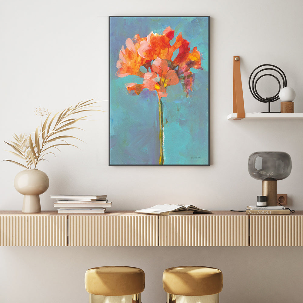 wall-art-print-canvas-poster-framed-Modern Floral, Style A-by-Danhui Nai-Gioia Wall Art