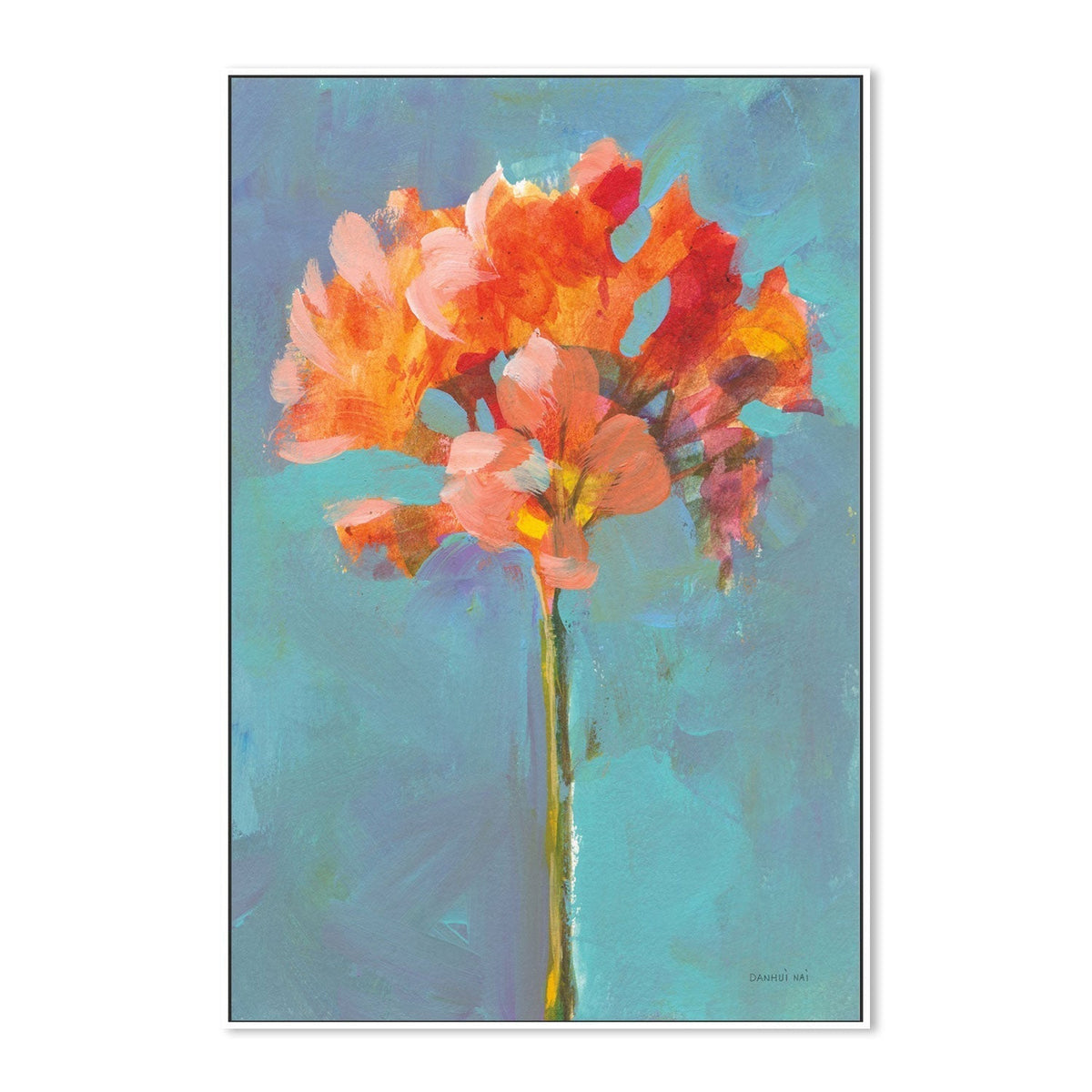 wall-art-print-canvas-poster-framed-Modern Floral, Style A-by-Danhui Nai-Gioia Wall Art