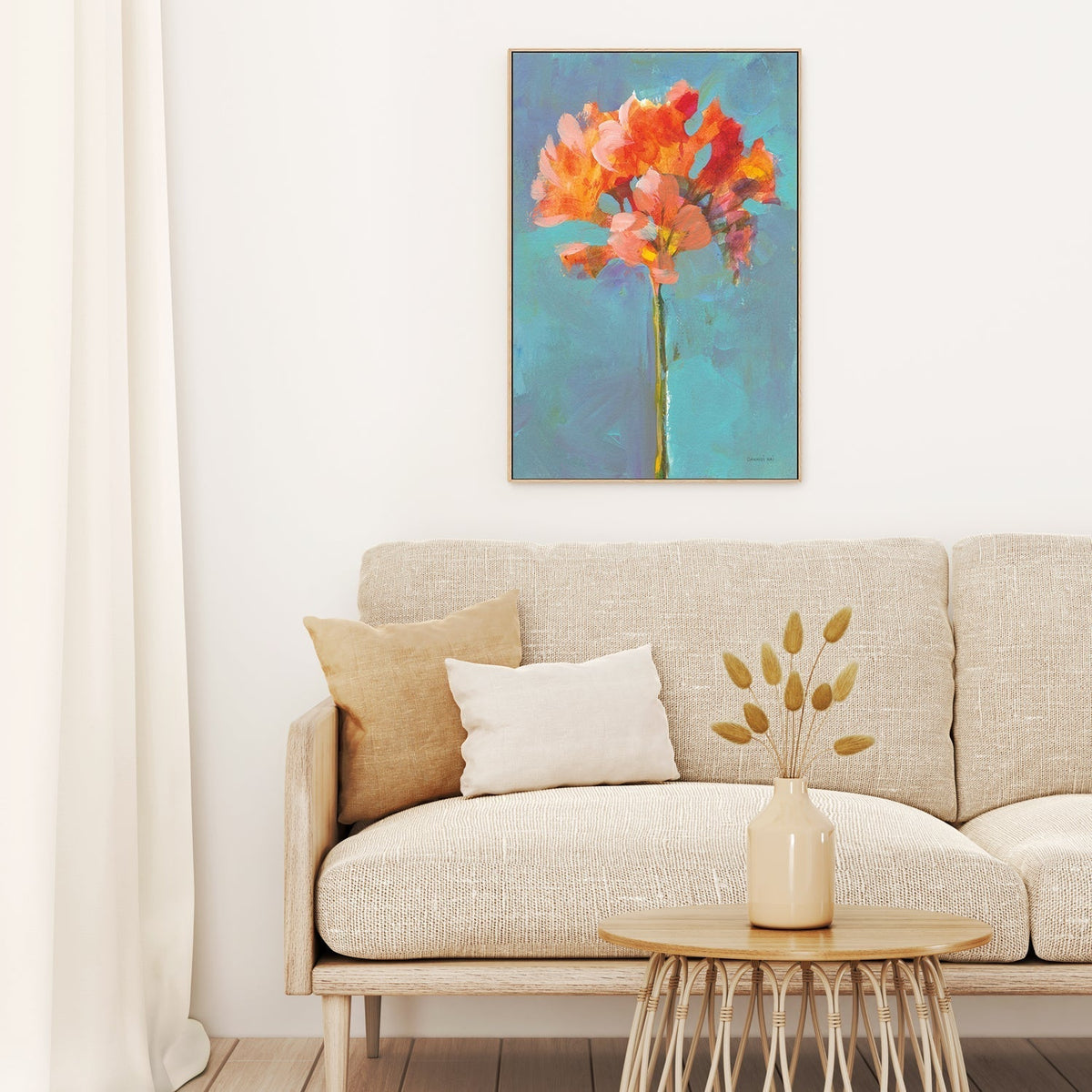 wall-art-print-canvas-poster-framed-Modern Floral, Style A-by-Danhui Nai-Gioia Wall Art
