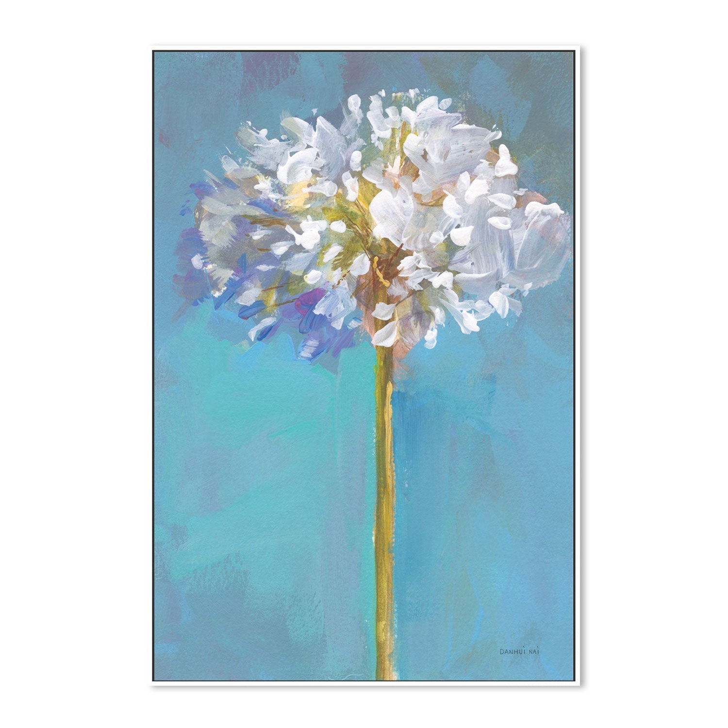 wall-art-print-canvas-poster-framed-Modern Floral, Style C-by-Danhui Nai-Gioia Wall Art