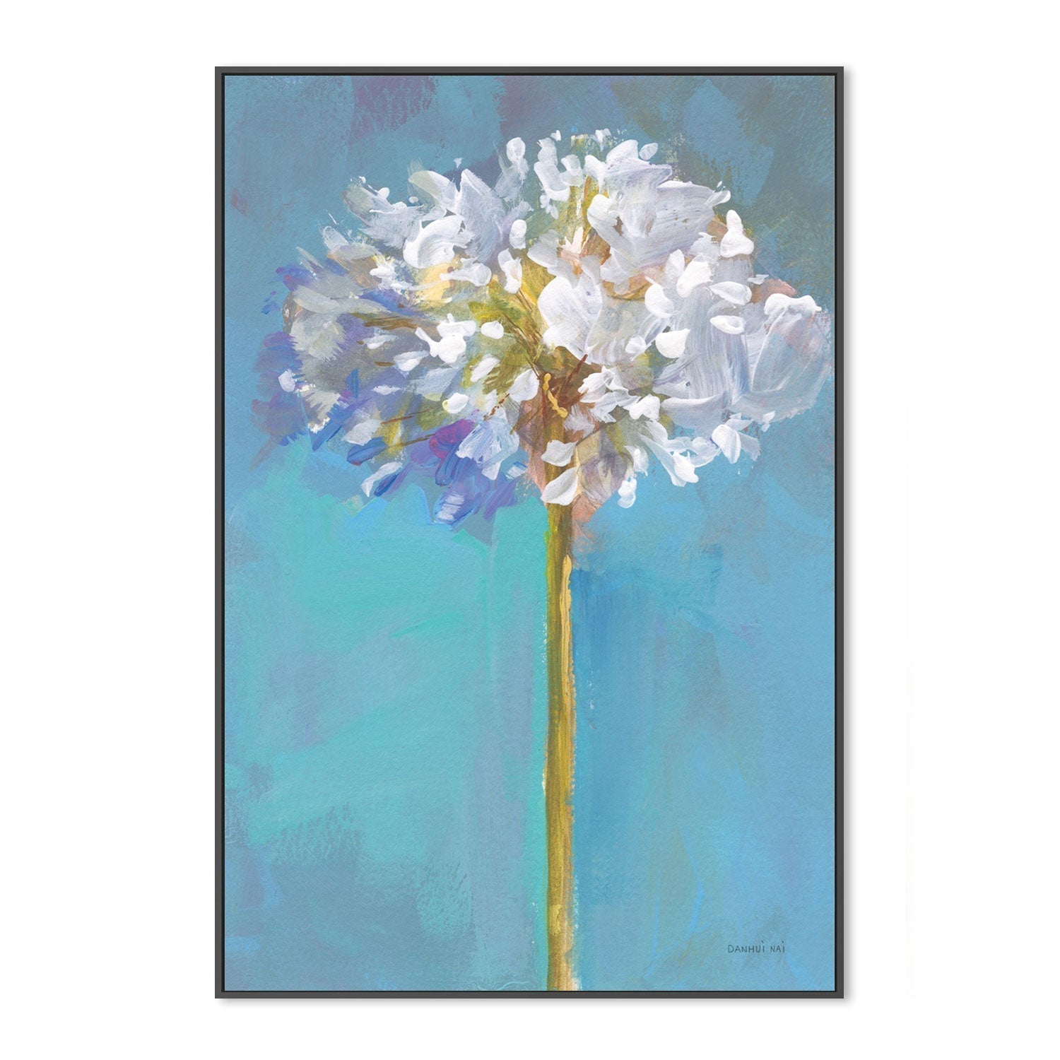 wall-art-print-canvas-poster-framed-Modern Floral, Style C-by-Danhui Nai-Gioia Wall Art