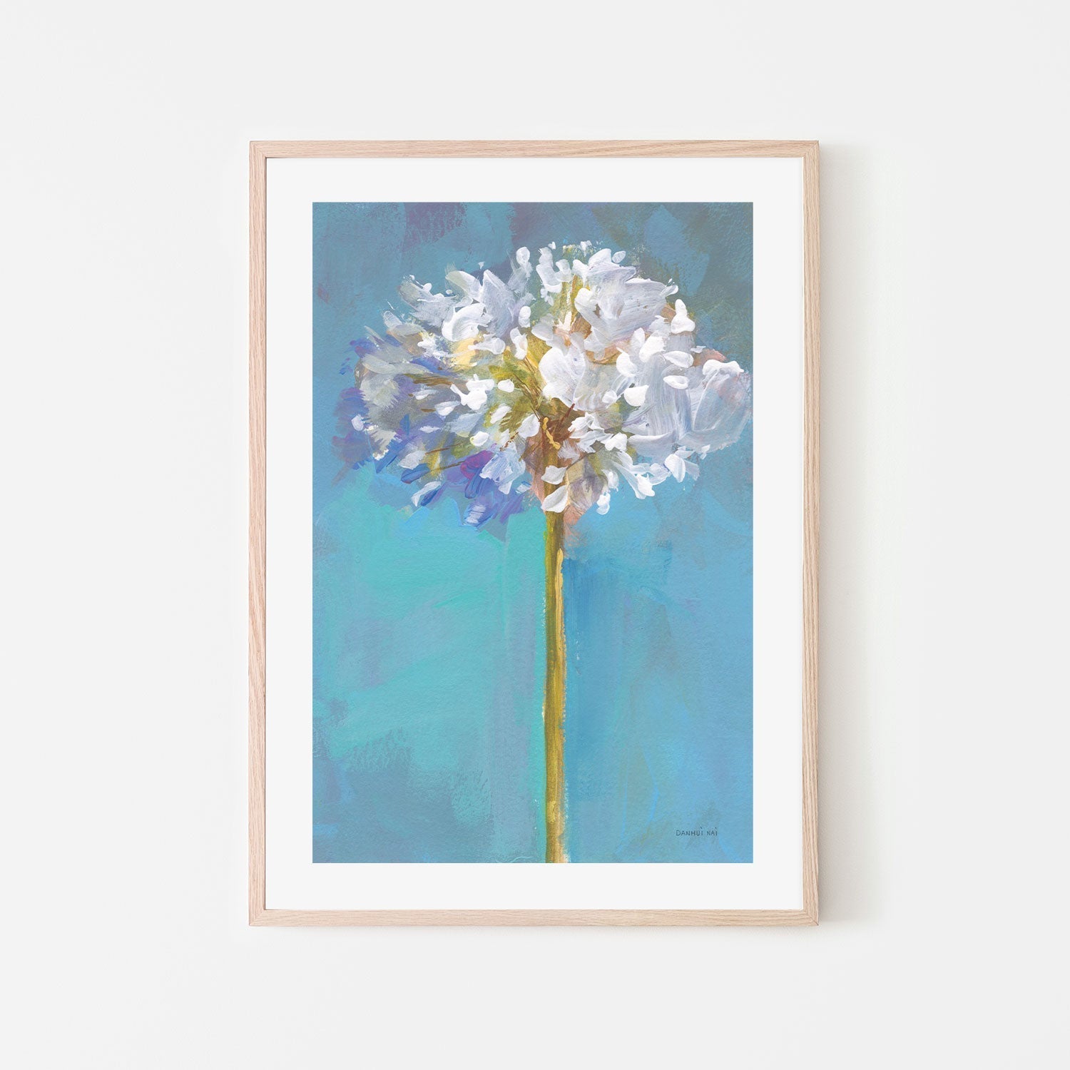wall-art-print-canvas-poster-framed-Modern Floral, Style C-by-Danhui Nai-Gioia Wall Art