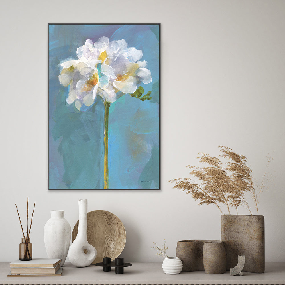 wall-art-print-canvas-poster-framed-Modern Floral, Style D-by-Danhui Nai-Gioia Wall Art