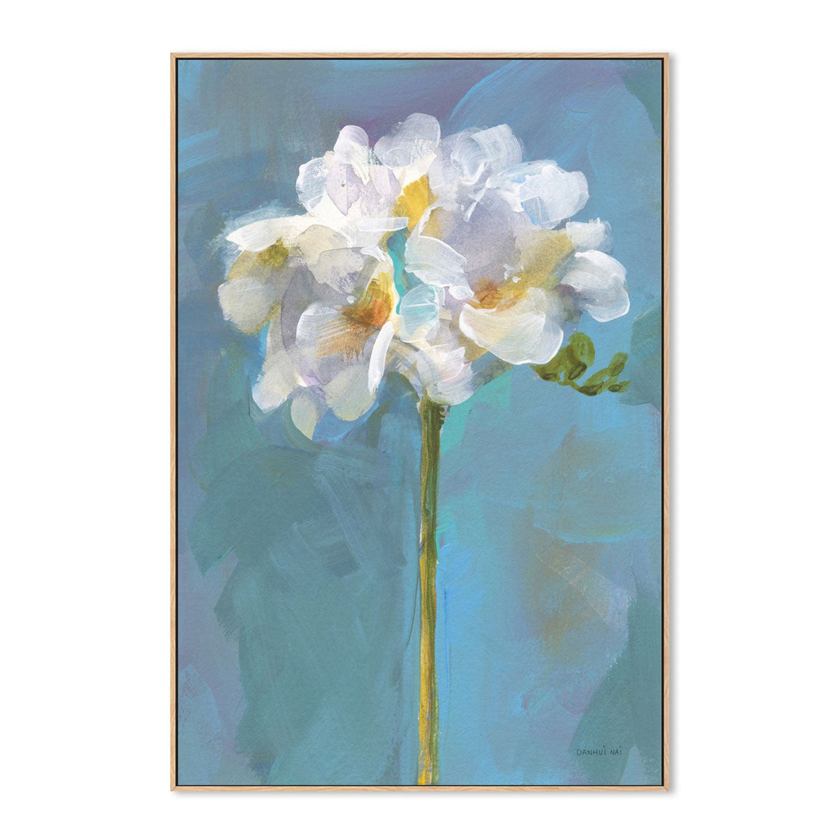 wall-art-print-canvas-poster-framed-Modern Floral, Style D-by-Danhui Nai-Gioia Wall Art