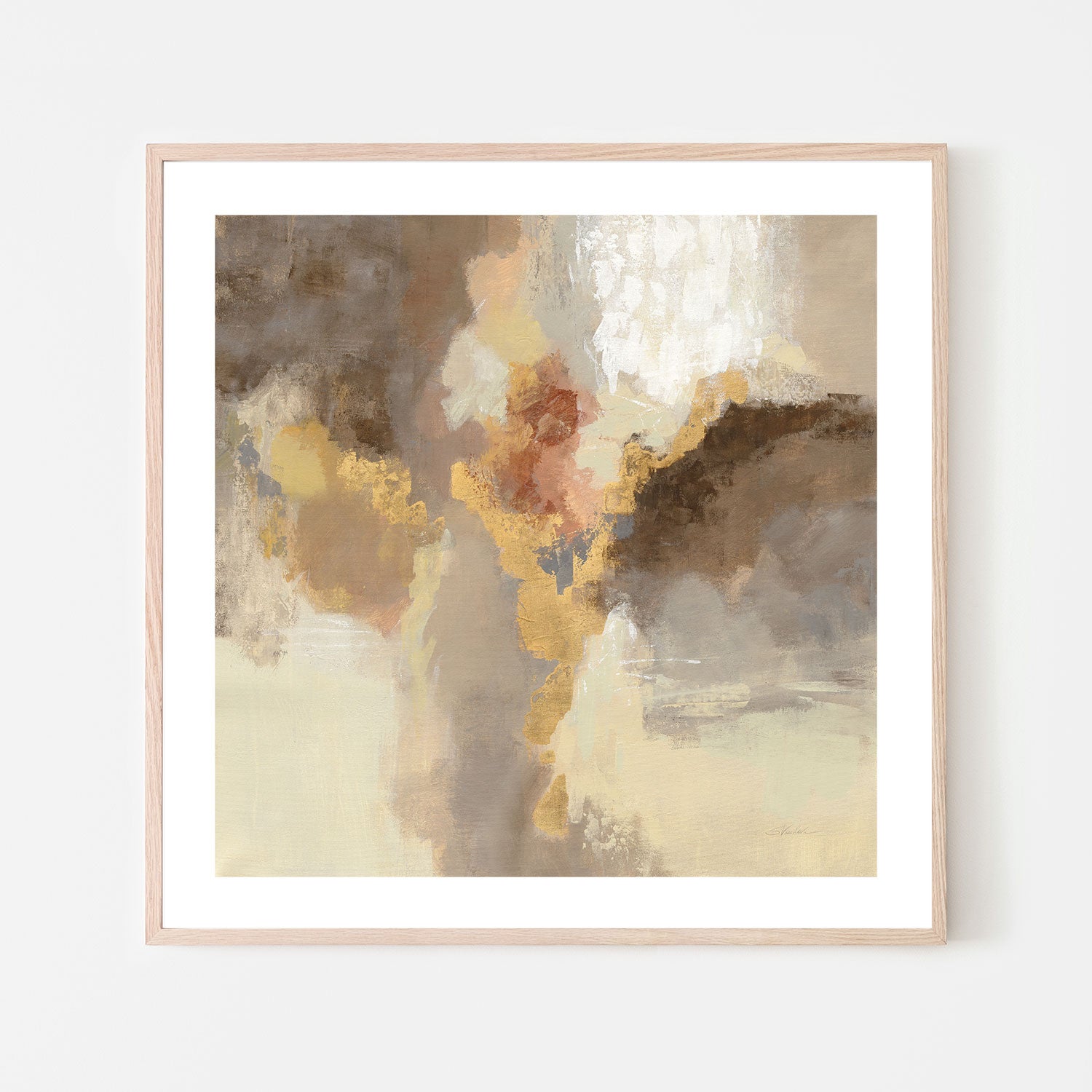 wall-art-print-canvas-poster-framed-Modern Gold , By Silvia Vassileva-GIOIA-WALL-ART