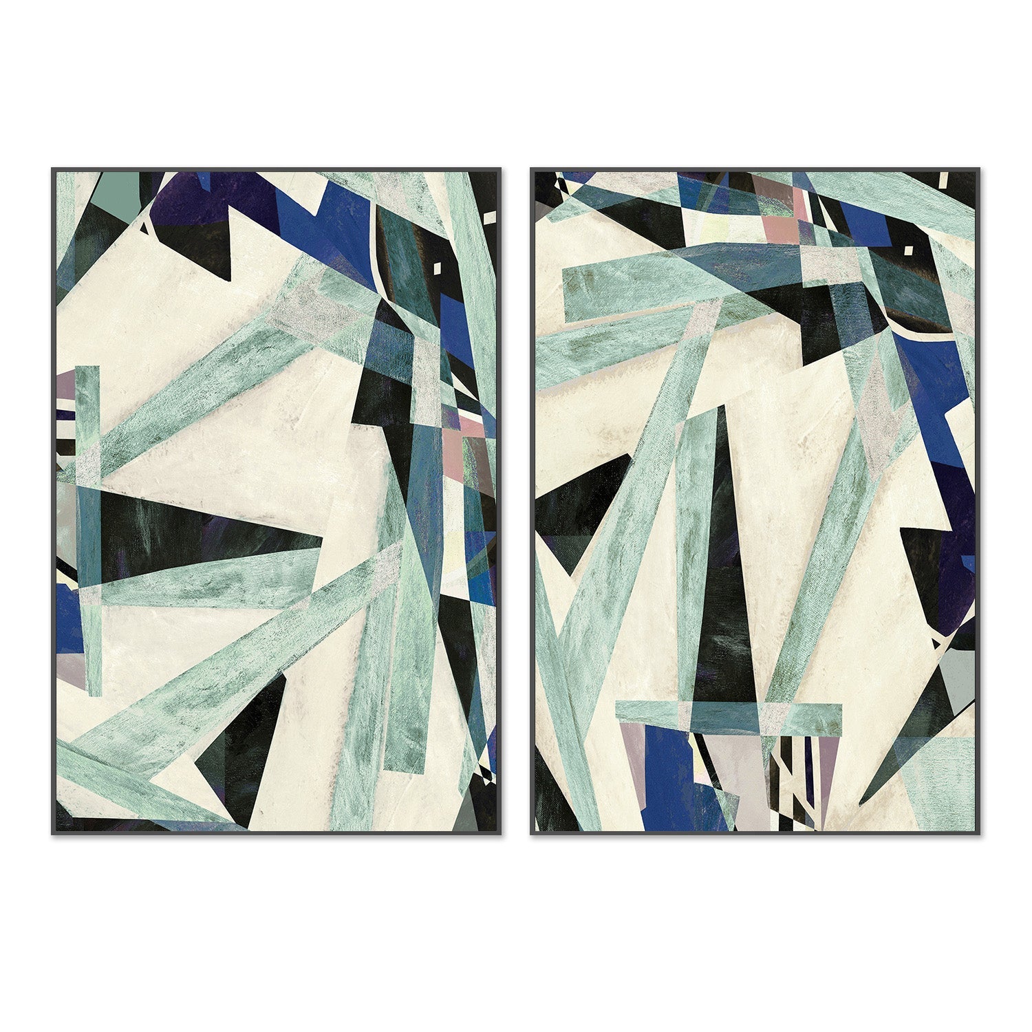 wall-art-print-canvas-poster-framed-Modern Muse, Style A & B, Set Of 2-3