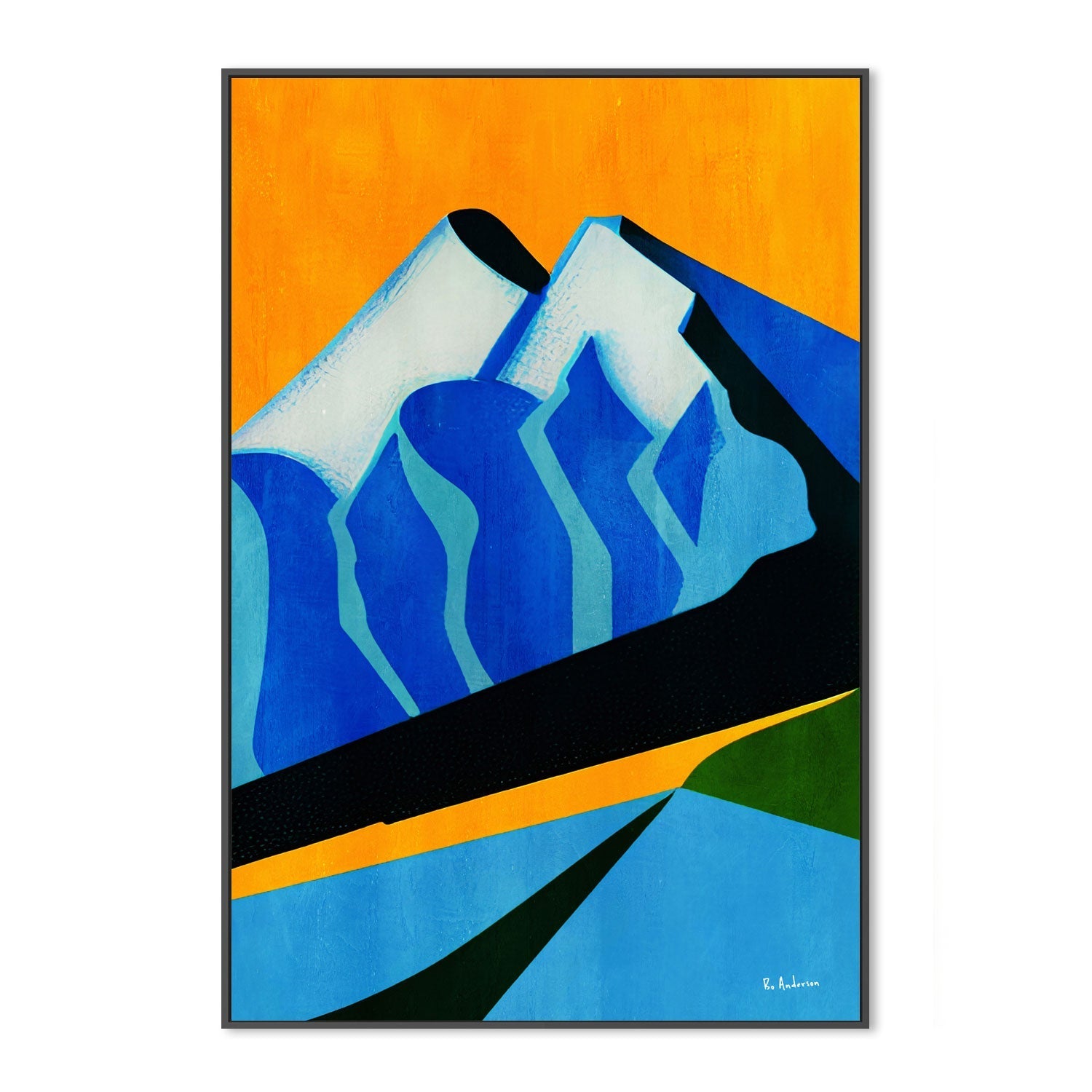 wall-art-print-canvas-poster-framed-Mont Blanc, 1931 , By Bo Anderson-3